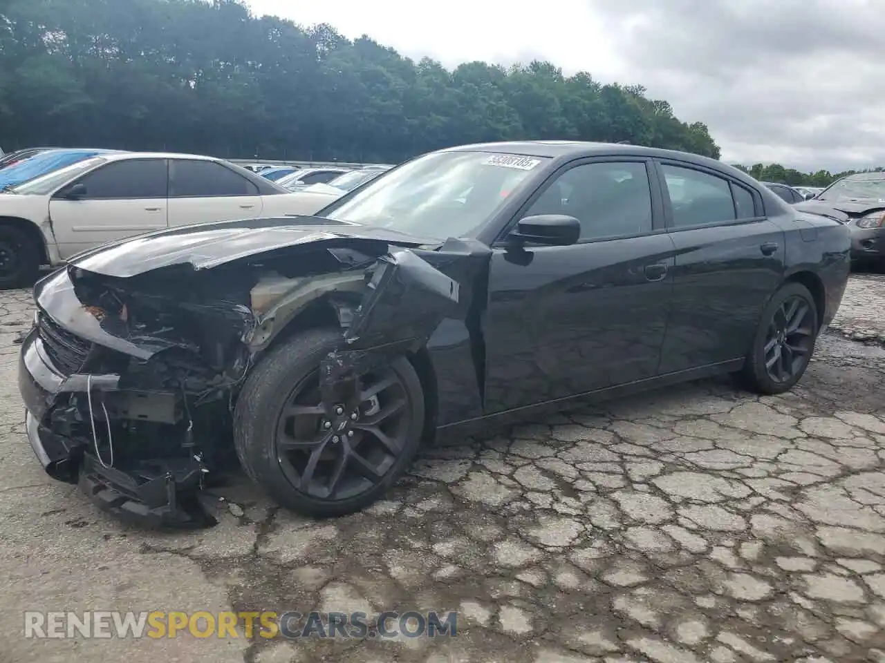 1 Photograph of a damaged car 2C3CDXBG8PH622912 DODGE CHARGER 2023