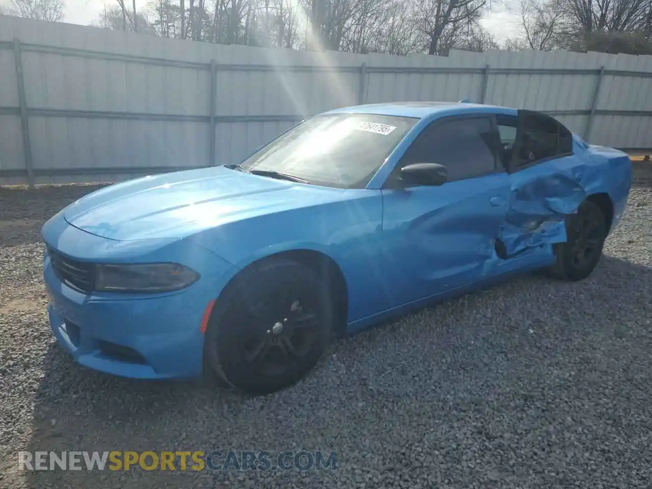 1 Photograph of a damaged car 2C3CDXBG8PH651827 DODGE CHARGER 2023