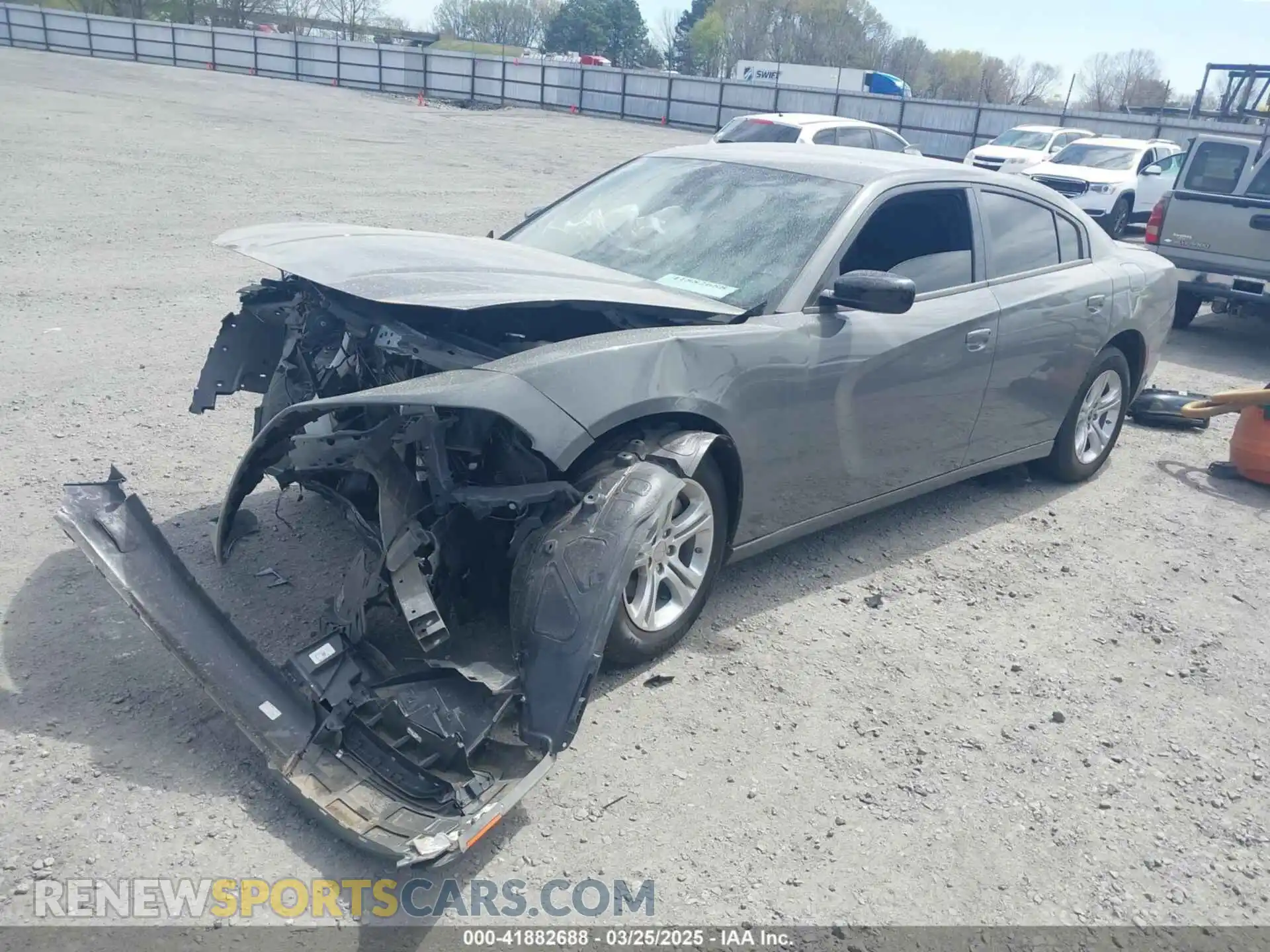 2 Фотография поврежденного автомобиля 2C3CDXBG8PH653545 DODGE CHARGER 2023
