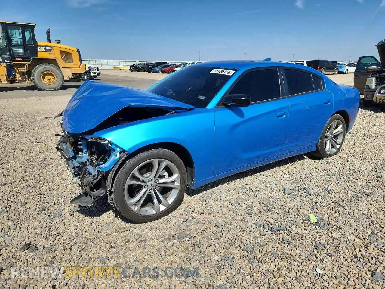 1 Photograph of a damaged car 2C3CDXBG8PH660639 DODGE CHARGER 2023