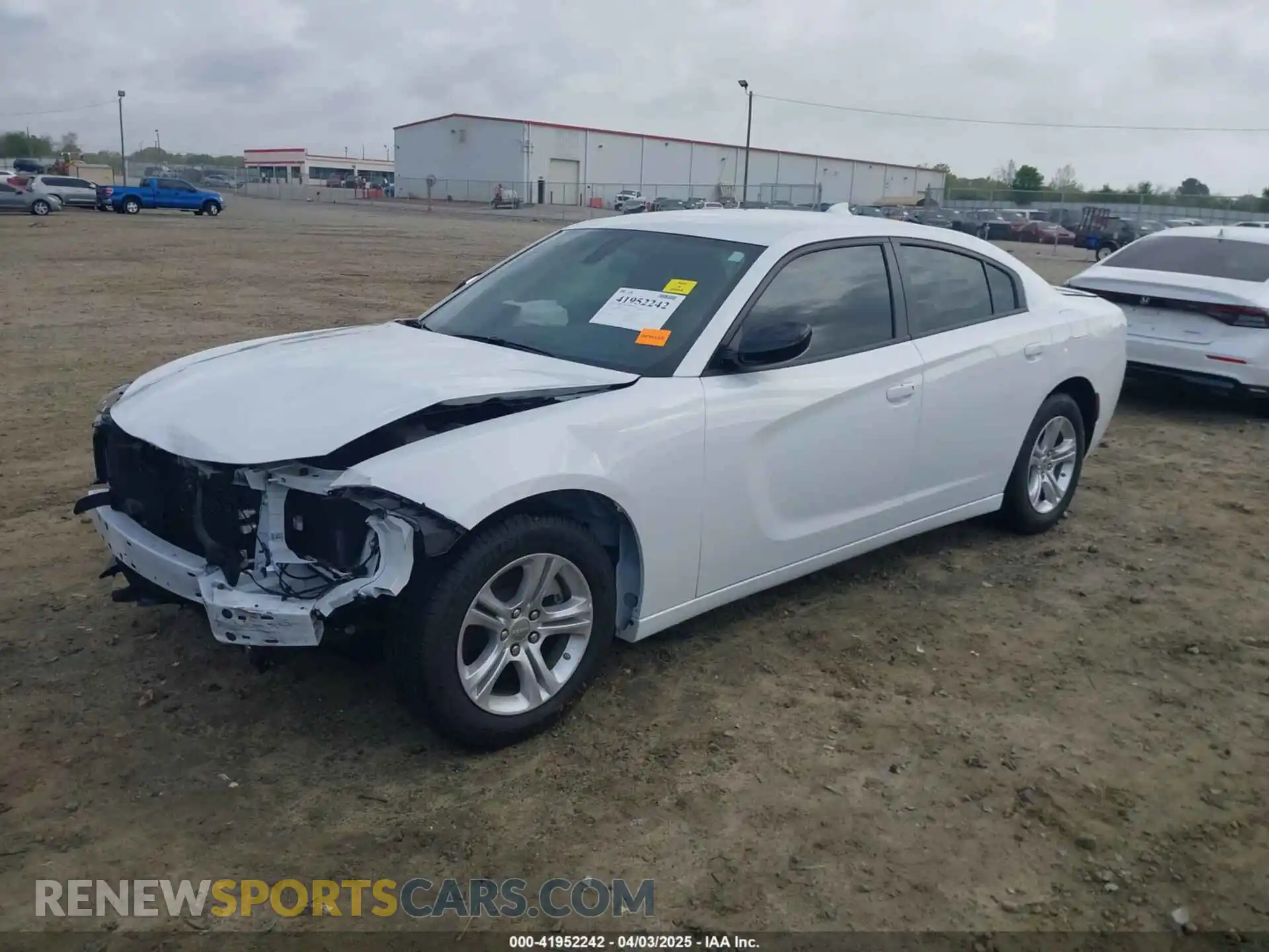 2 Photograph of a damaged car 2C3CDXBG8PH672144 DODGE CHARGER 2023