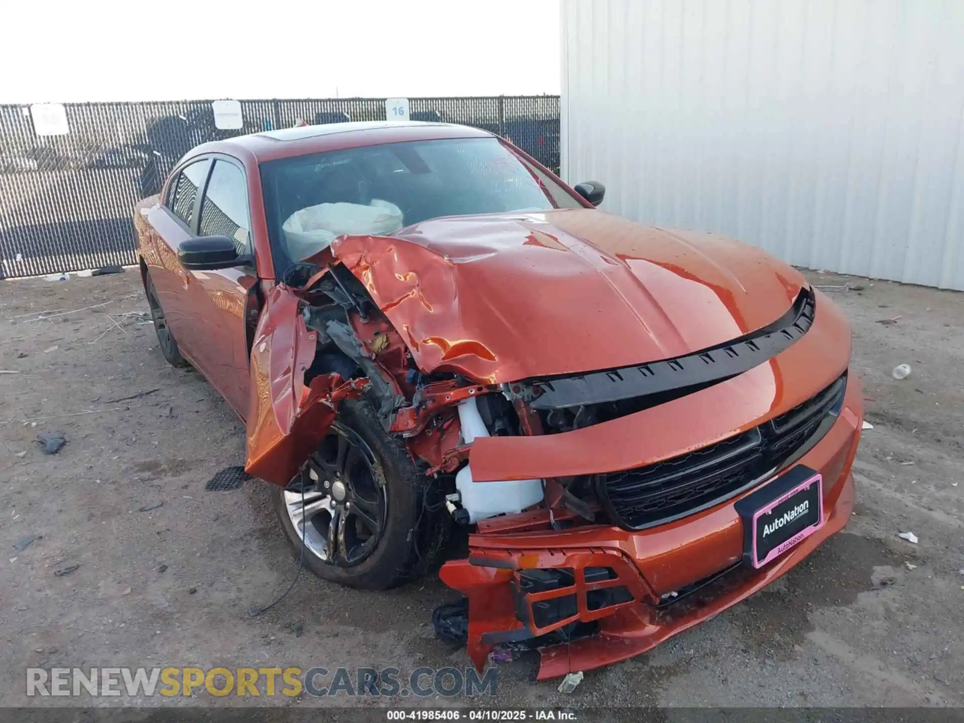 1 Photograph of a damaged car 2C3CDXBG8PH686805 DODGE CHARGER 2023