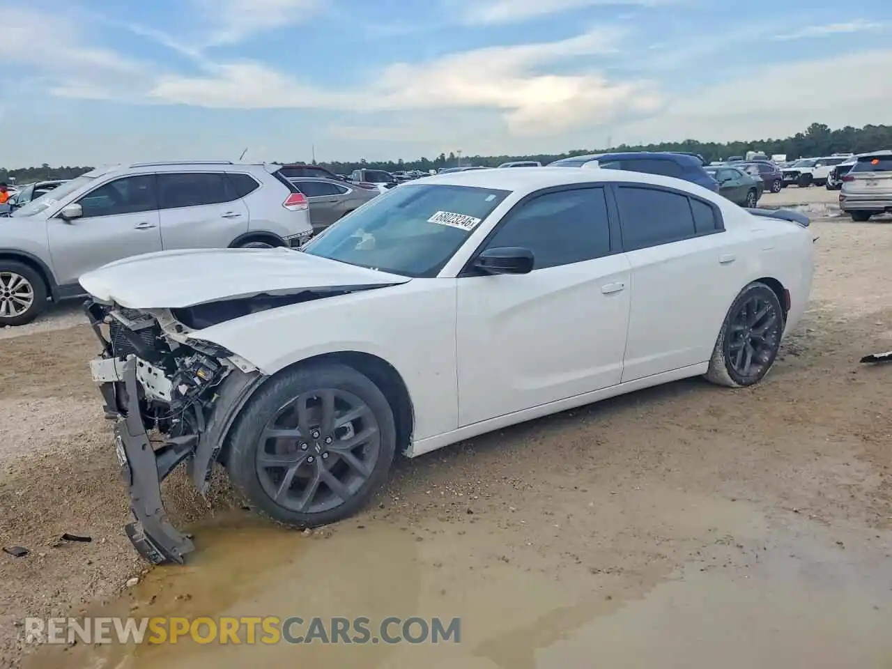 1 Photograph of a damaged car 2C3CDXBG9PH509020 DODGE CHARGER 2023