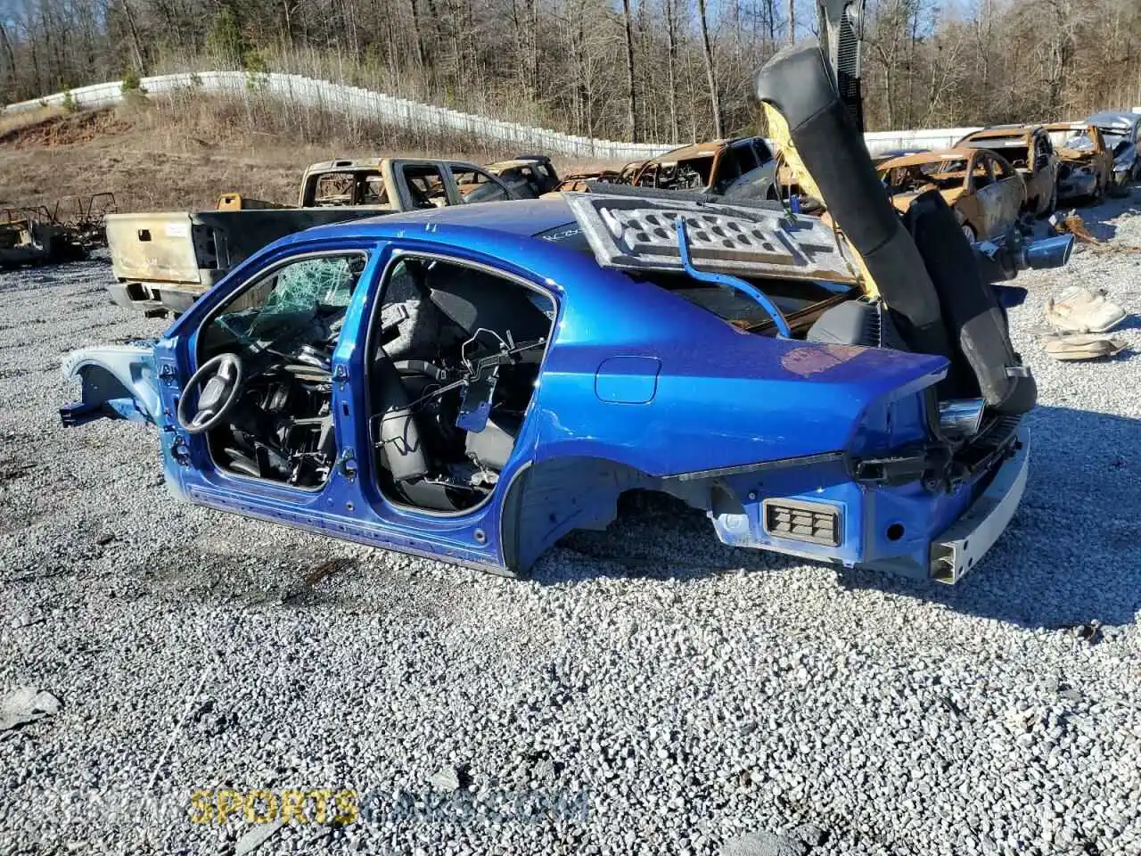 2 Photograph of a damaged car 2C3CDXBG9PH535844 DODGE CHARGER 2023