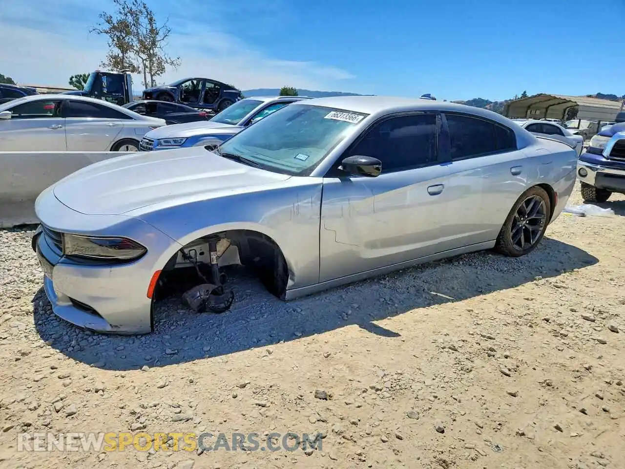 1 Photograph of a damaged car 2C3CDXBG9PH536444 DODGE CHARGER 2023