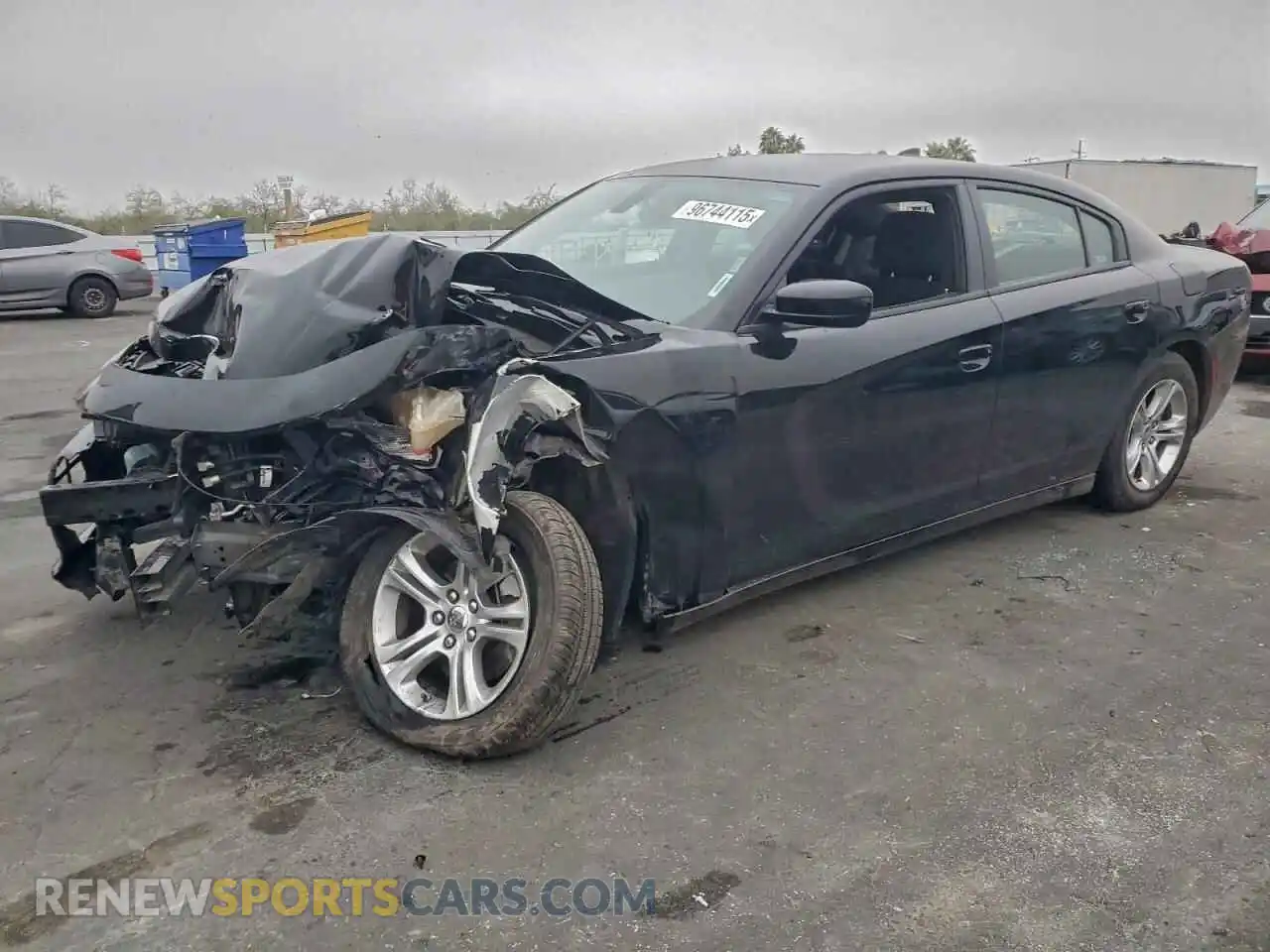 1 Photograph of a damaged car 2C3CDXBG9PH564339 DODGE CHARGER 2023