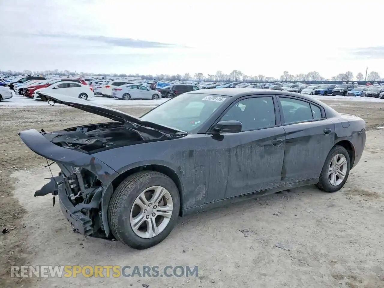 1 Photograph of a damaged car 2C3CDXBG9PH583098 DODGE CHARGER 2023