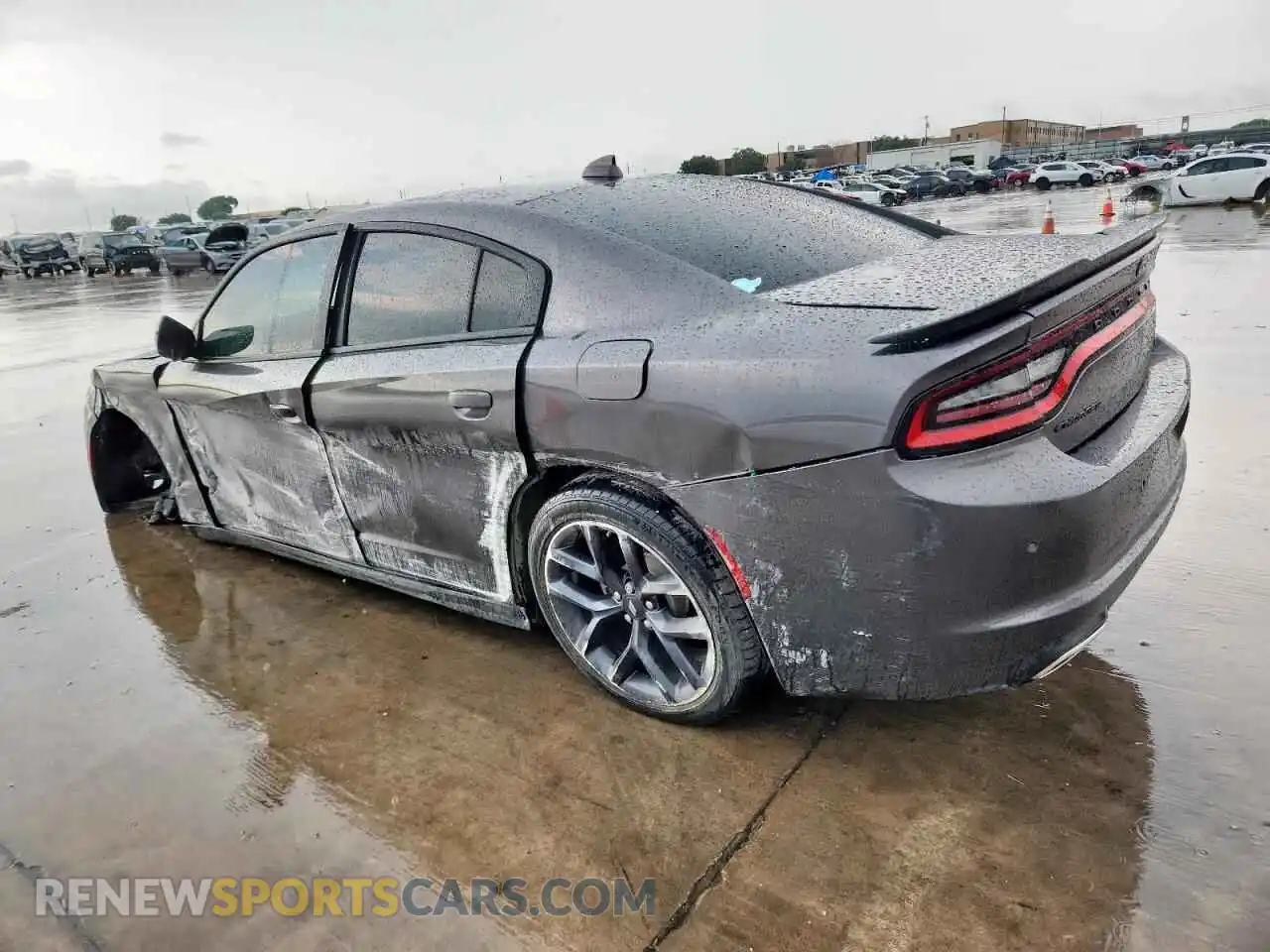 2 Photograph of a damaged car 2C3CDXBG9PH607495 DODGE CHARGER 2023