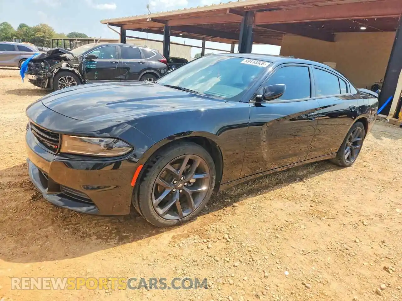 1 Photograph of a damaged car 2C3CDXBG9PH607769 DODGE CHARGER 2023