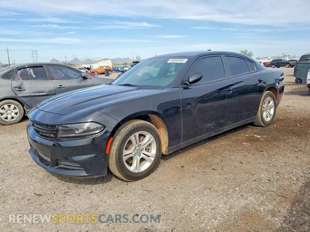 1 fotografías del automóvil dañado 2C3CDXBG9PH608078 DODGE CHARGER 2023