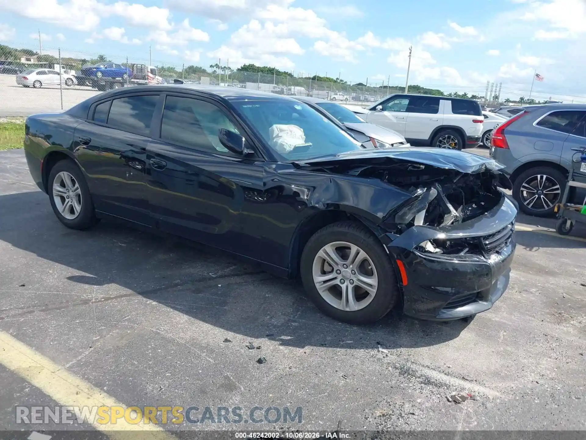 1 Photograph of a damaged car 2C3CDXBG9PH613359 DODGE CHARGER 2023