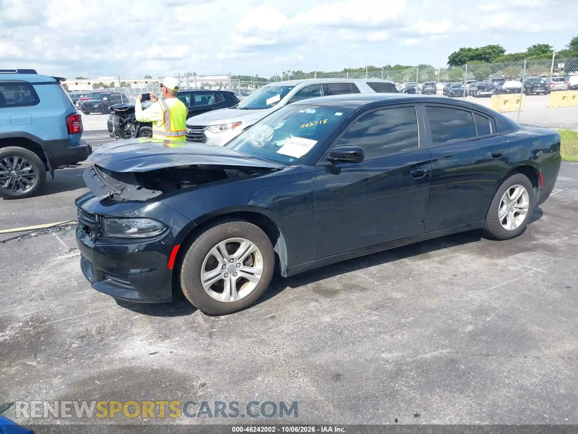 2 Photograph of a damaged car 2C3CDXBG9PH613359 DODGE CHARGER 2023