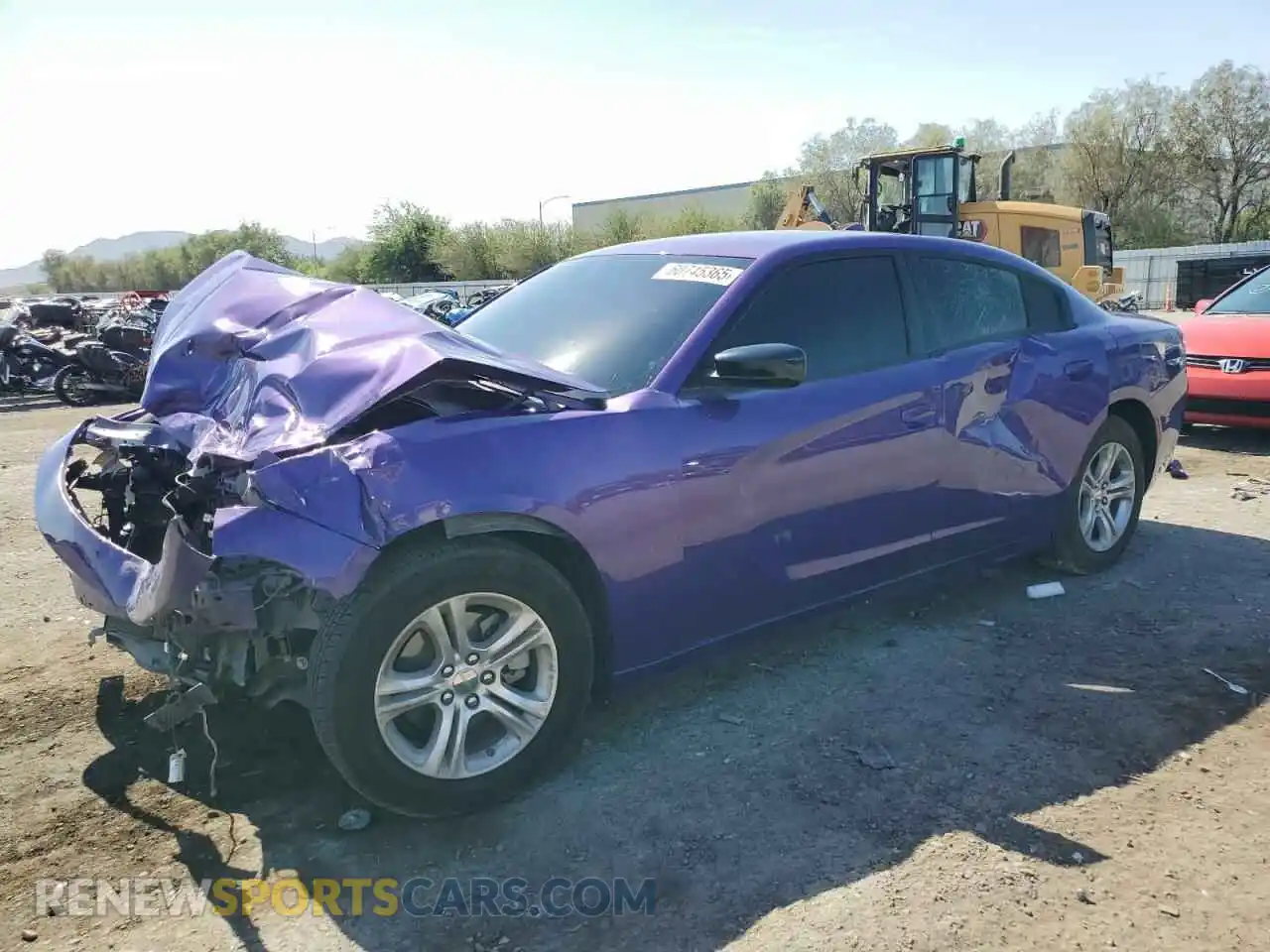 1 Photograph of a damaged car 2C3CDXBG9PH675263 DODGE CHARGER 2023