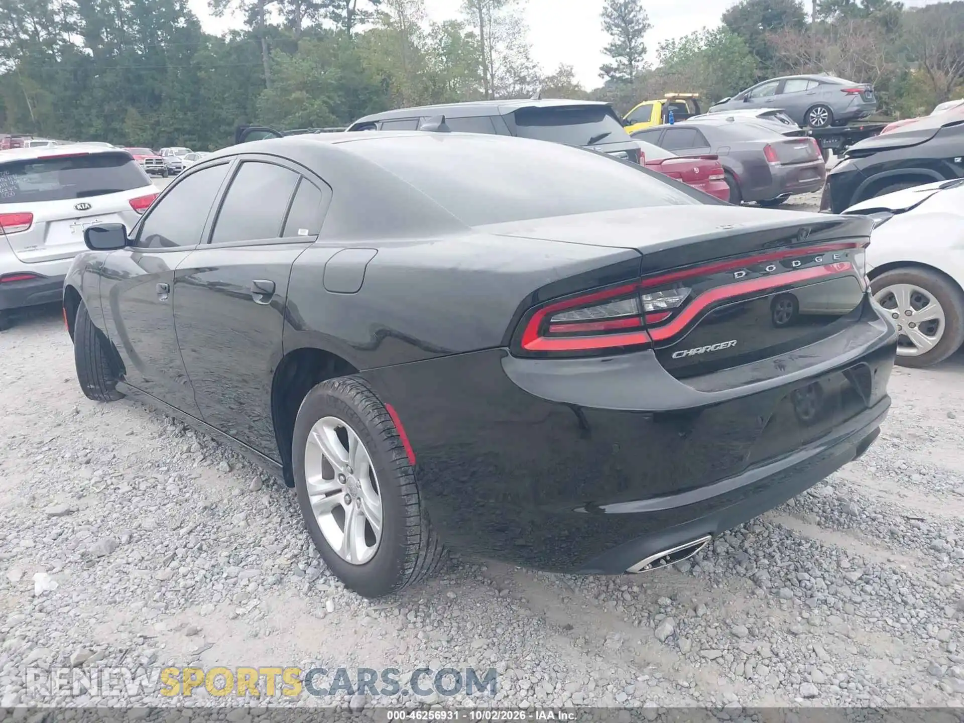 3 fotografías del automóvil dañado 2C3CDXBG9PH687865 DODGE CHARGER 2023
