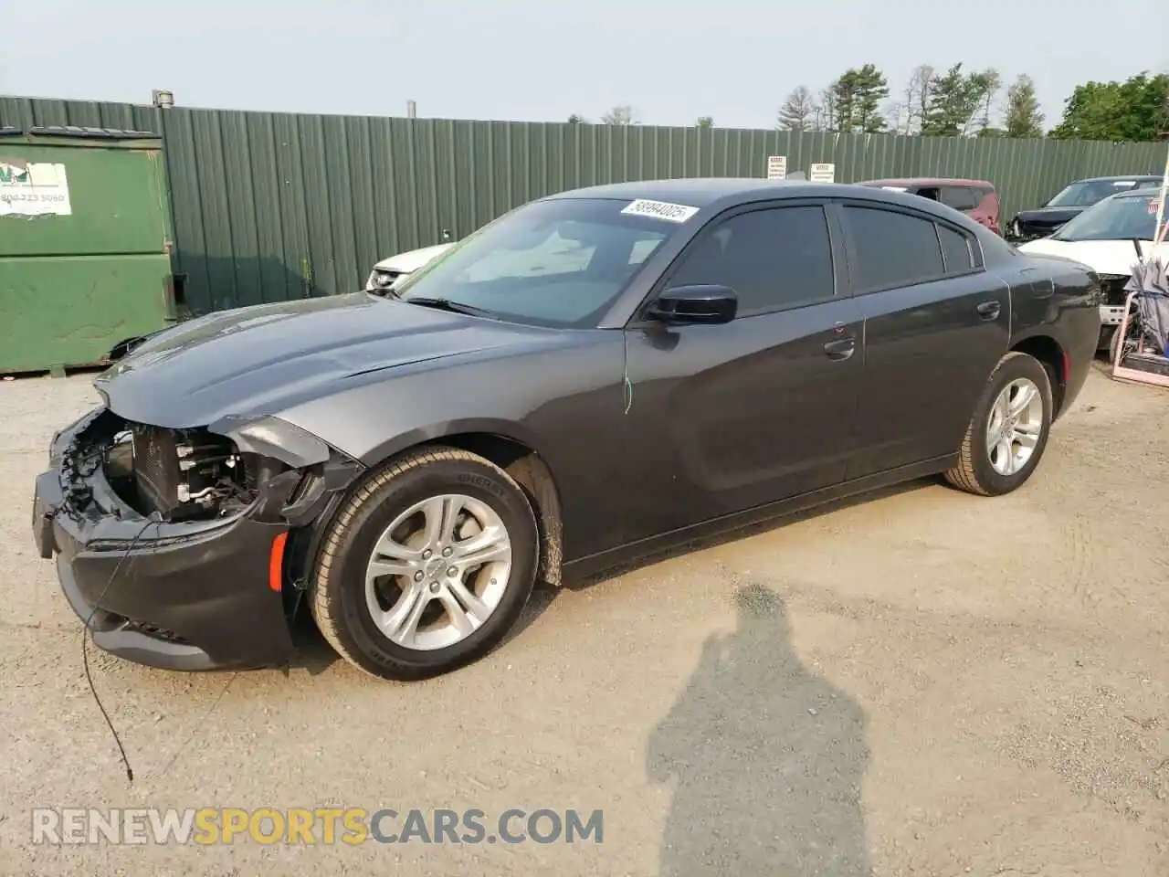 1 Photograph of a damaged car 2C3CDXBG9PH700176 DODGE CHARGER 2023