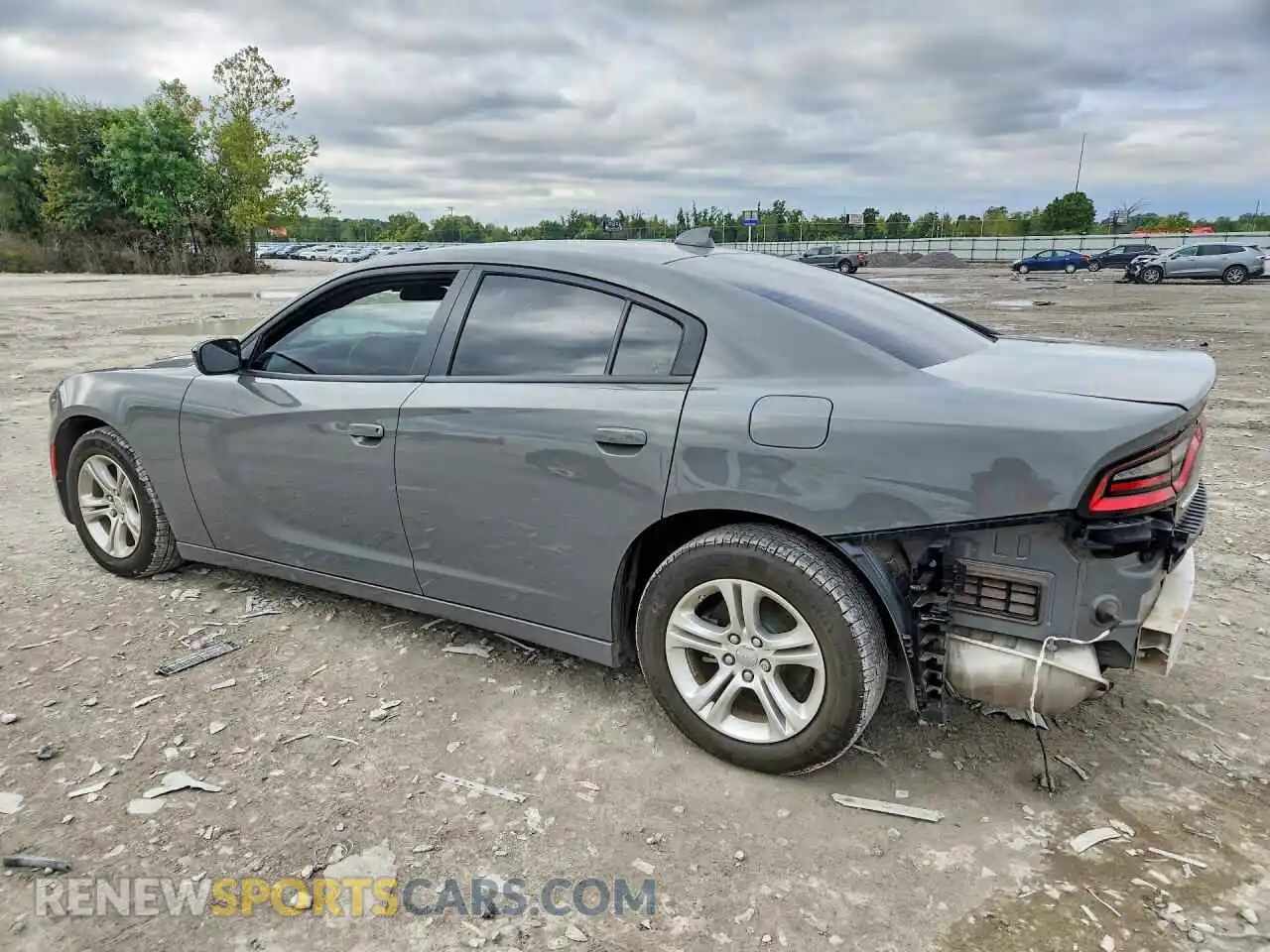 2 Photograph of a damaged car 2C3CDXBG9PH702798 DODGE CHARGER 2023