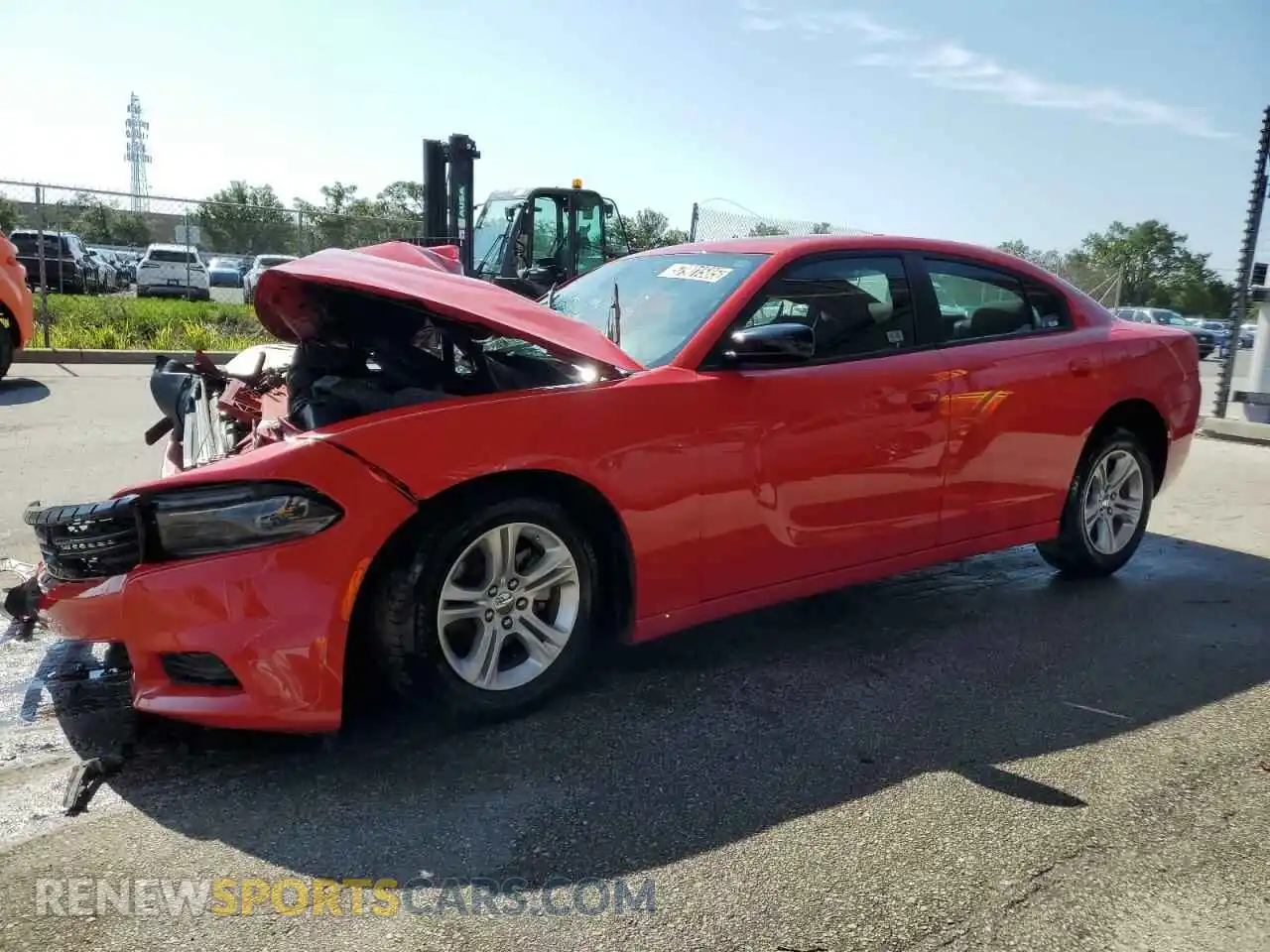 1 Photograph of a damaged car 2C3CDXBGXPH572644 DODGE CHARGER 2023