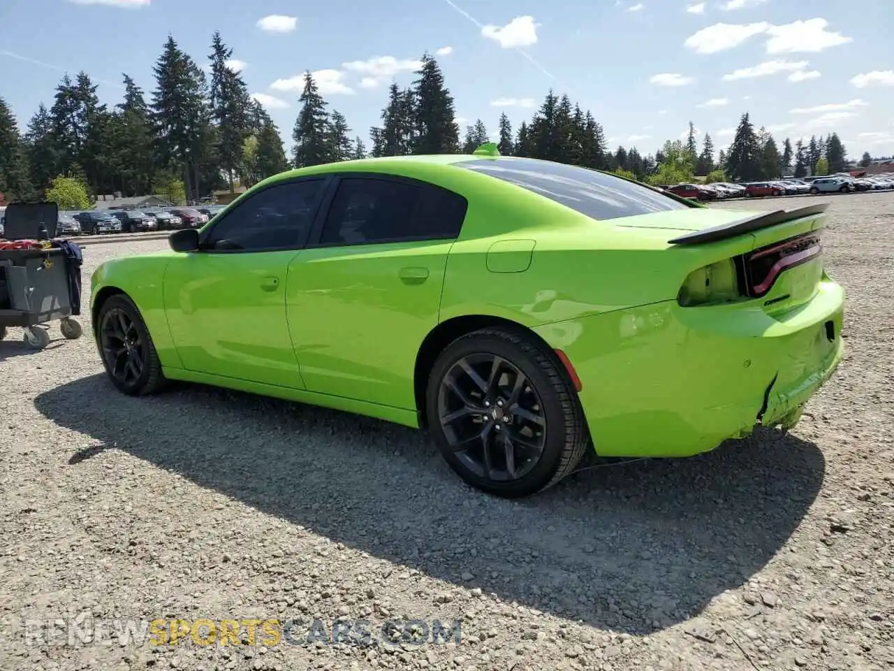 2 Photograph of a damaged car 2C3CDXBGXPH592389 DODGE CHARGER 2023
