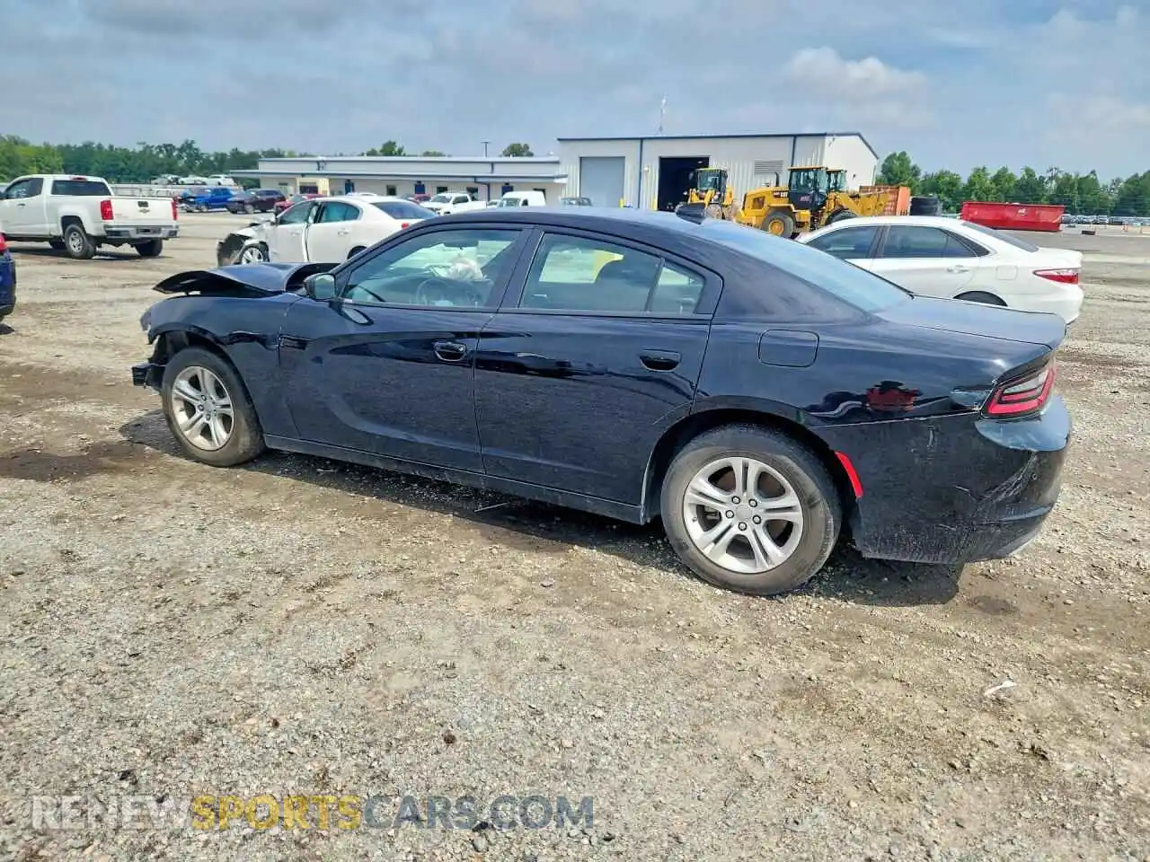 2 fotografías del automóvil dañado 2C3CDXBGXPH630896 DODGE CHARGER 2023