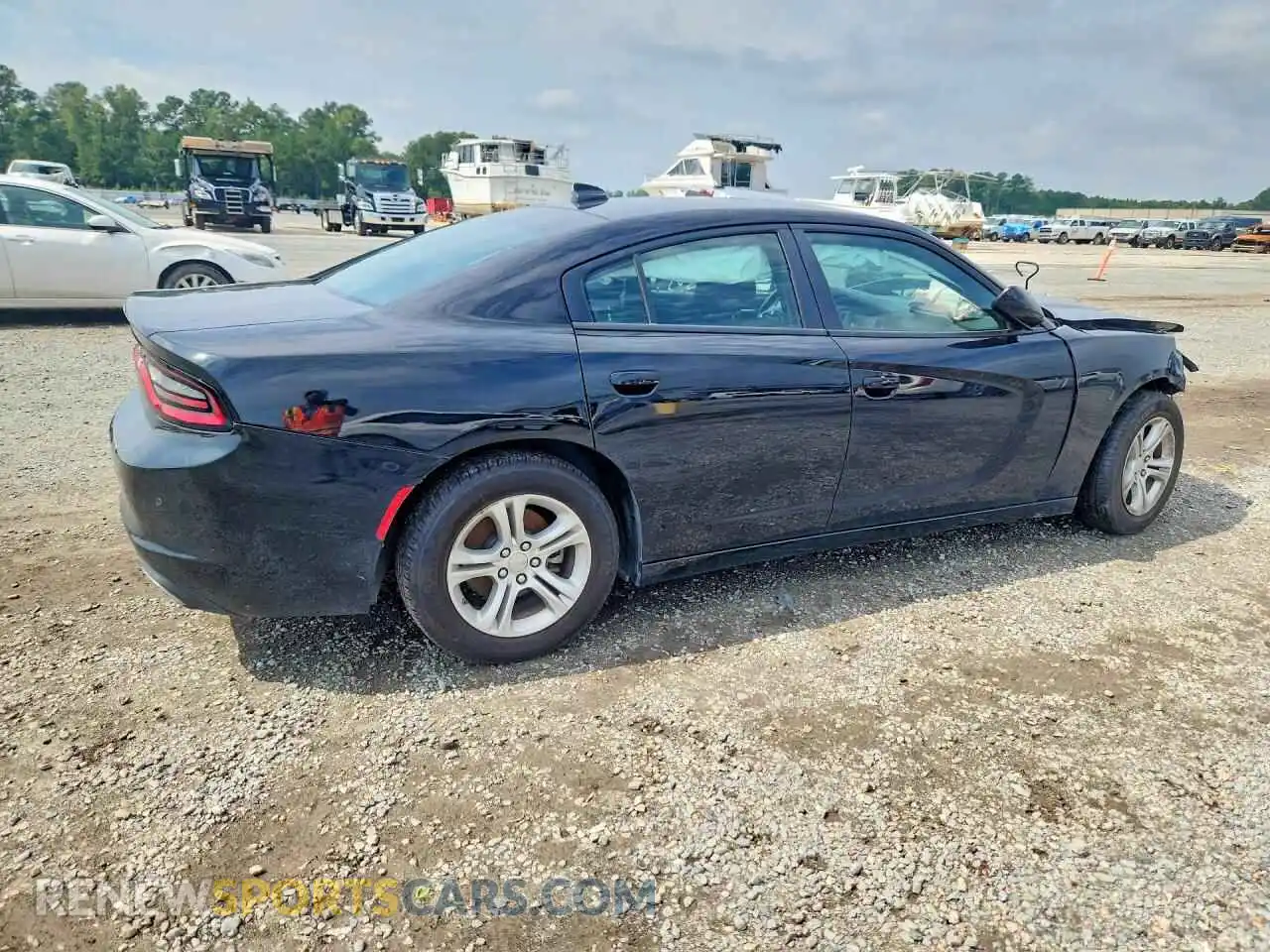 3 fotografías del automóvil dañado 2C3CDXBGXPH630896 DODGE CHARGER 2023