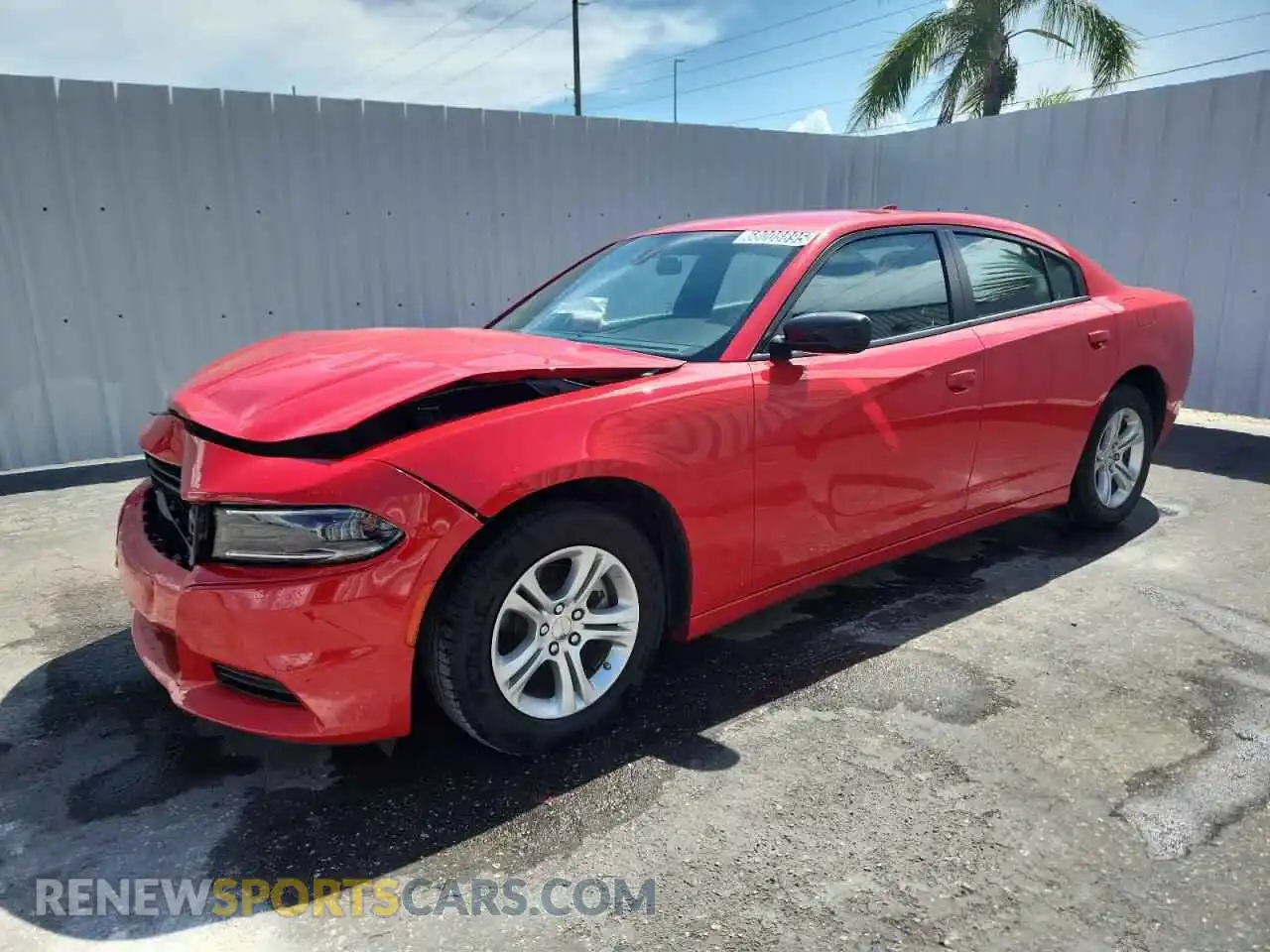 1 Photograph of a damaged car 2C3CDXBGXPH691150 DODGE CHARGER 2023