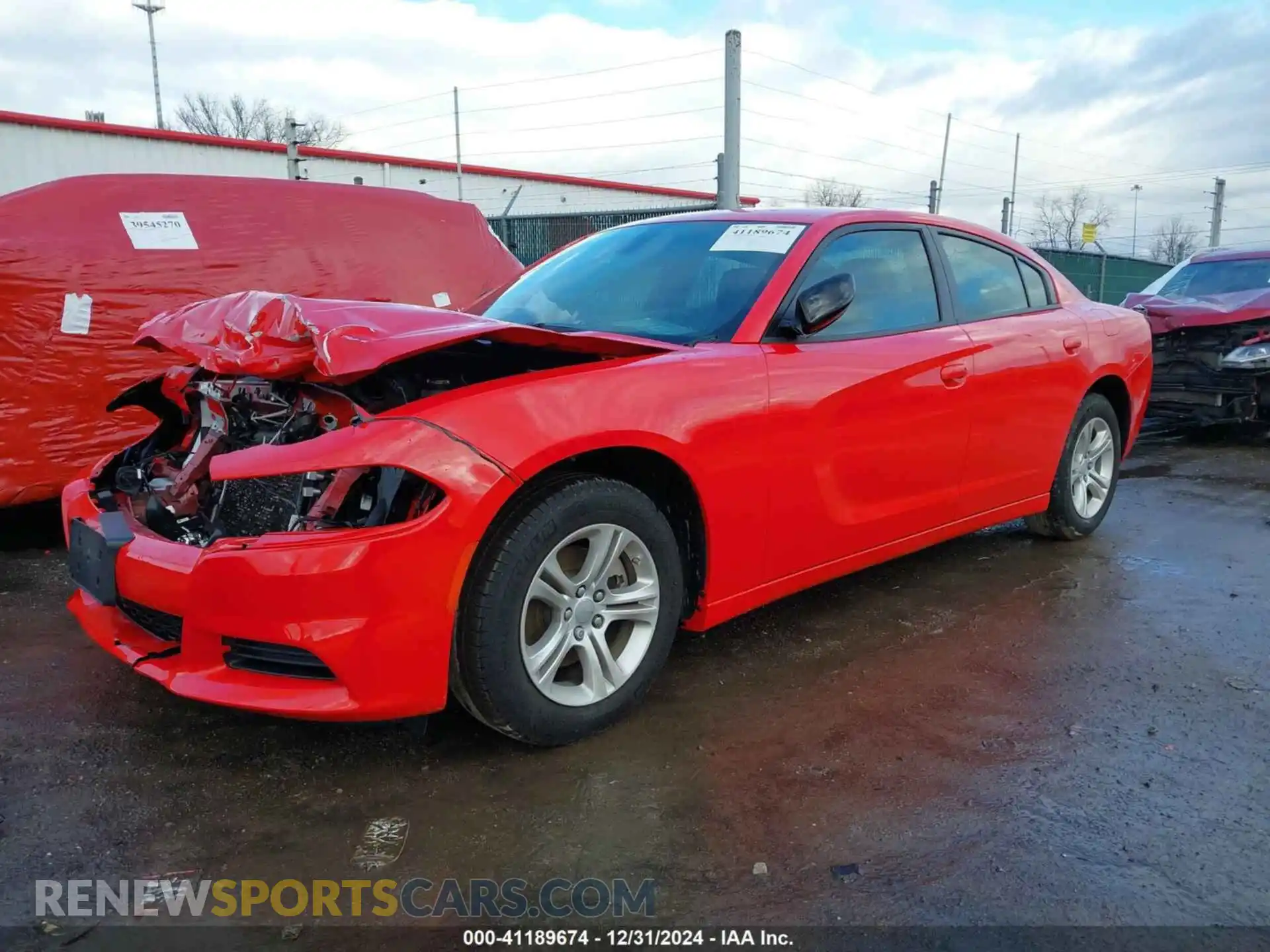 2 Photograph of a damaged car 2C3CDXBGXPH703894 DODGE CHARGER 2023