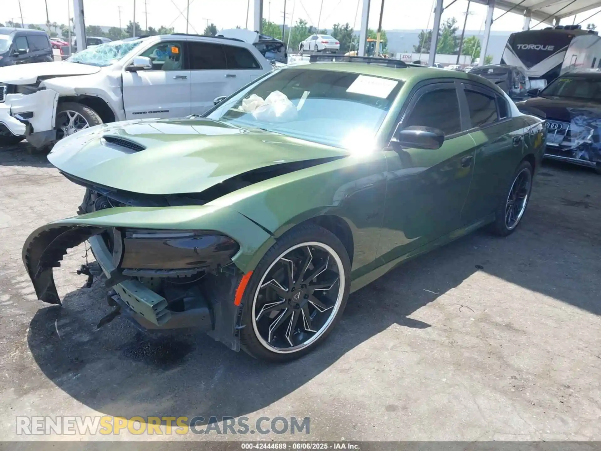 2 Photograph of a damaged car 2C3CDXCT0PH505160 DODGE CHARGER 2023