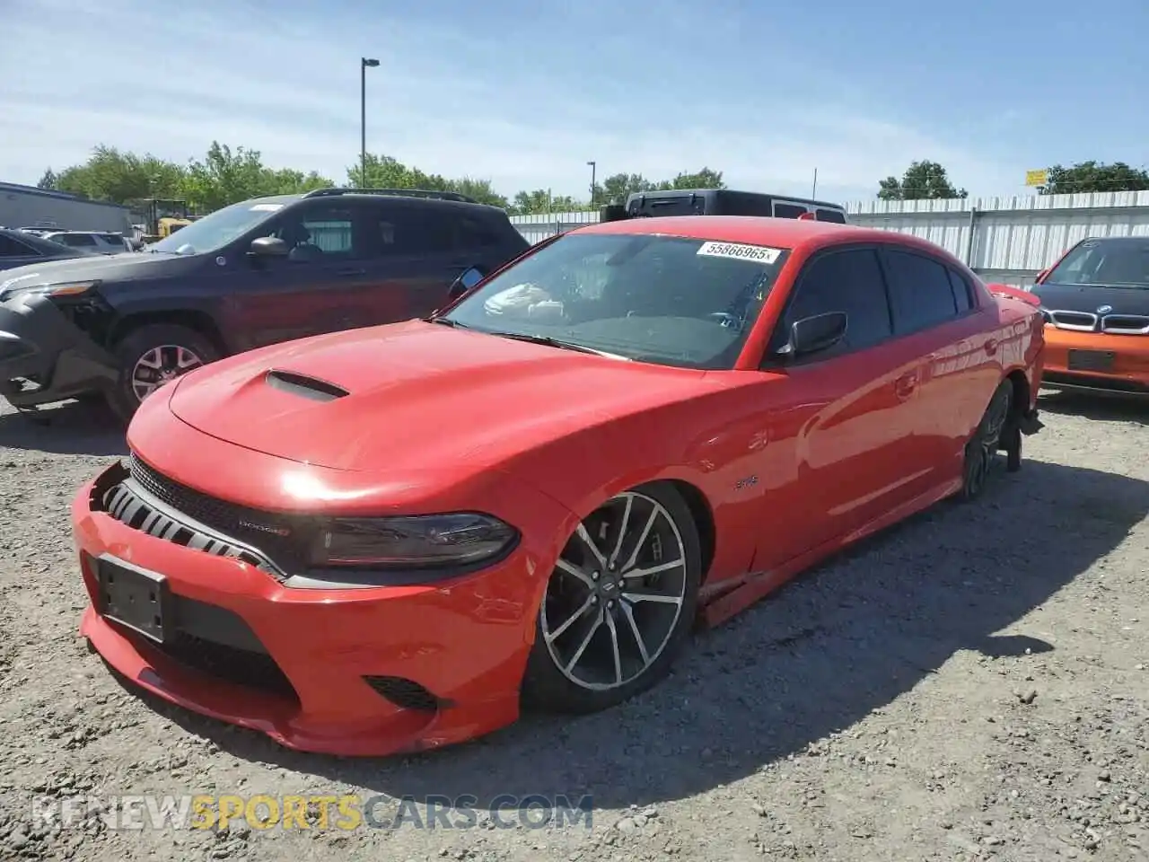 1 Photograph of a damaged car 2C3CDXCT0PH523125 DODGE CHARGER 2023