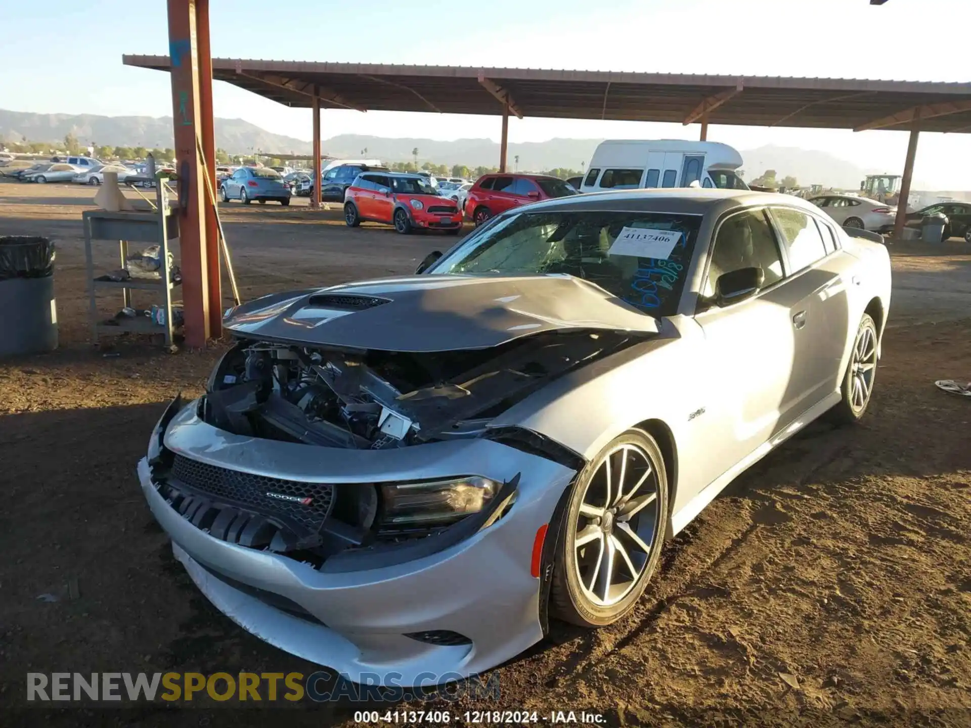 2 Photograph of a damaged car 2C3CDXCT0PH604495 DODGE CHARGER 2023
