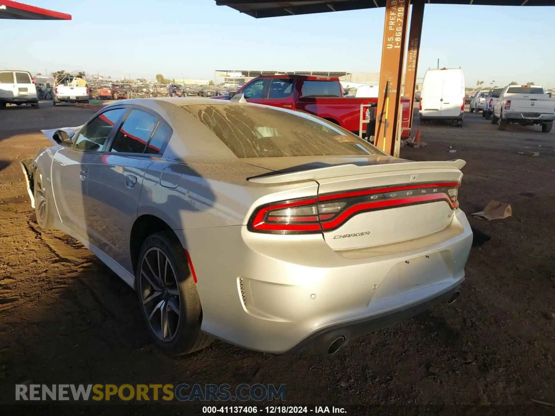 3 Photograph of a damaged car 2C3CDXCT0PH604495 DODGE CHARGER 2023