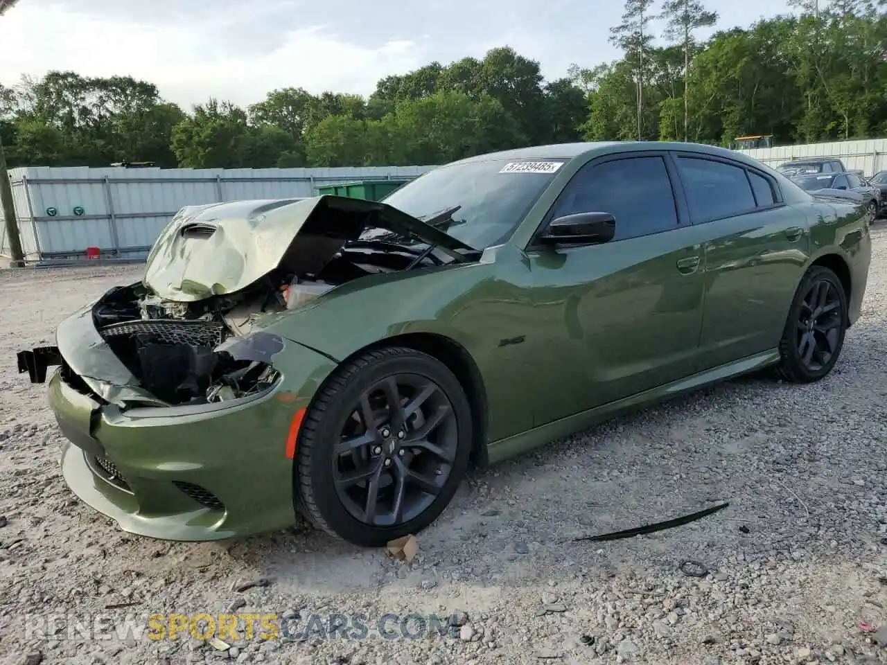 1 Photograph of a damaged car 2C3CDXCT0PH660291 DODGE CHARGER 2023