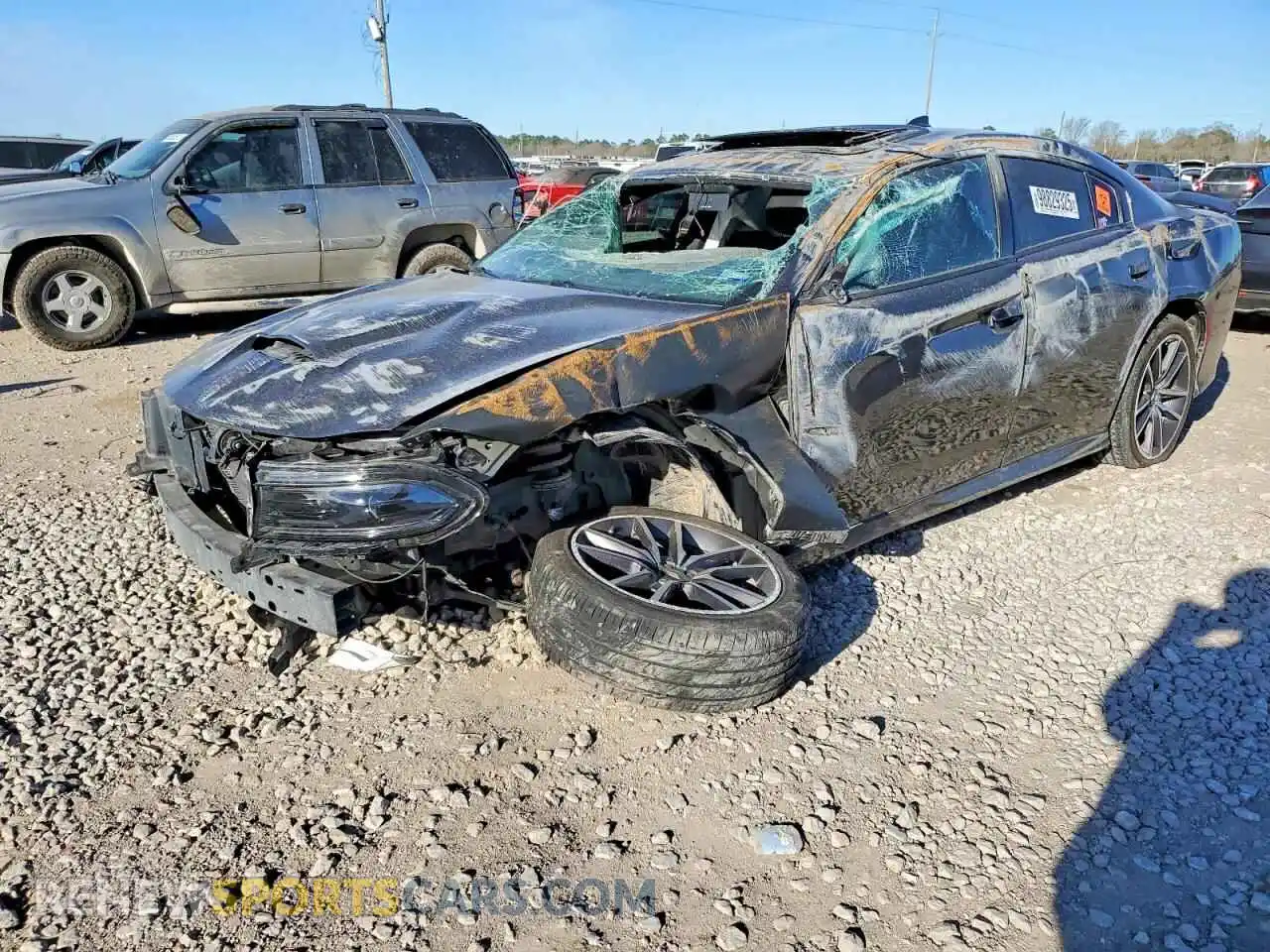 1 Photograph of a damaged car 2C3CDXCT0PH703415 DODGE CHARGER 2023