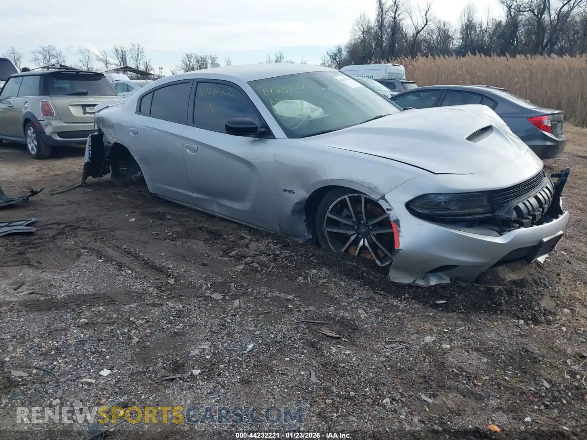 1 Photograph of a damaged car 2C3CDXCT1PH536367 DODGE CHARGER 2023