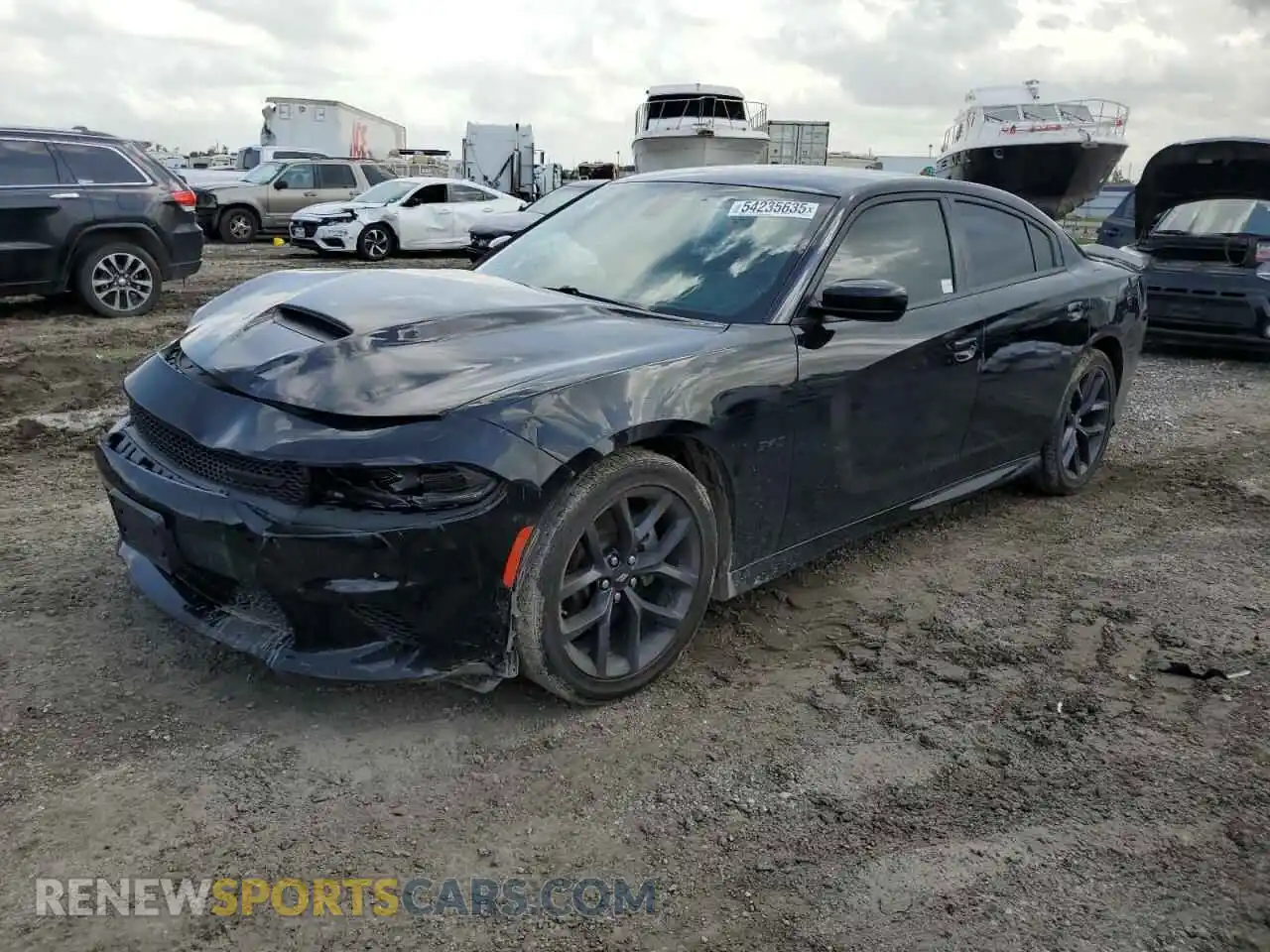 1 Photograph of a damaged car 2C3CDXCT2PH589207 DODGE CHARGER 2023