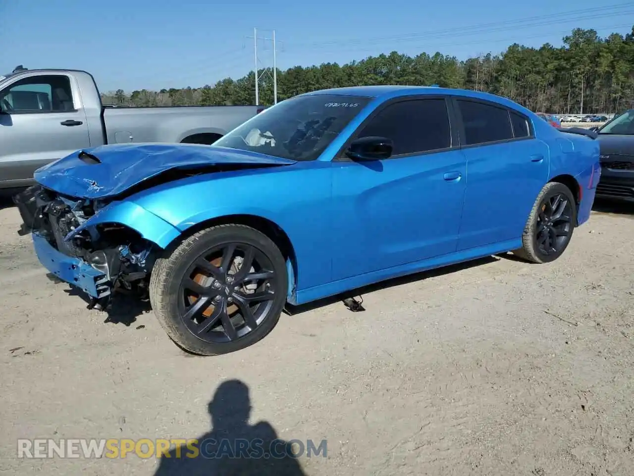 1 Photograph of a damaged car 2C3CDXCT2PH663662 DODGE CHARGER 2023