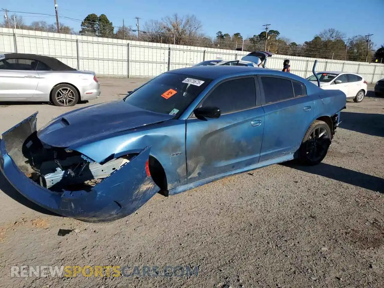 1 Photograph of a damaged car 2C3CDXCT2PH673589 DODGE CHARGER 2023