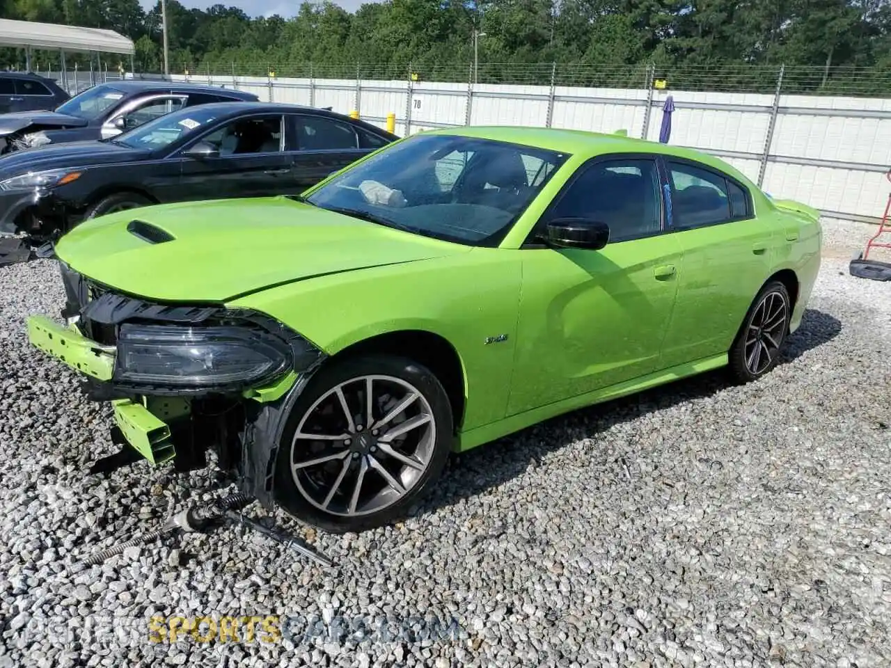 1 Photograph of a damaged car 2C3CDXCT3PH534362 DODGE CHARGER 2023
