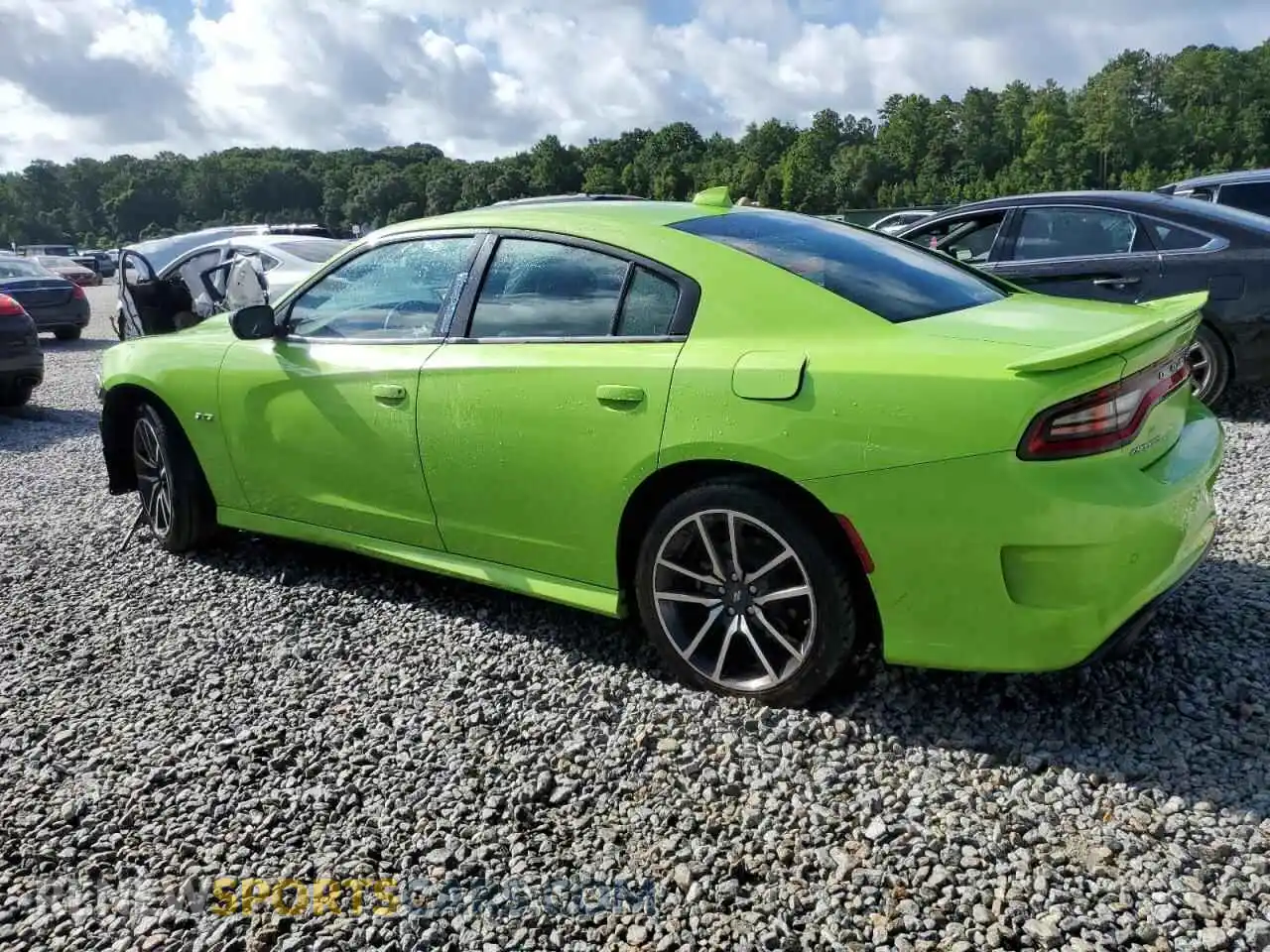 2 Photograph of a damaged car 2C3CDXCT3PH534362 DODGE CHARGER 2023