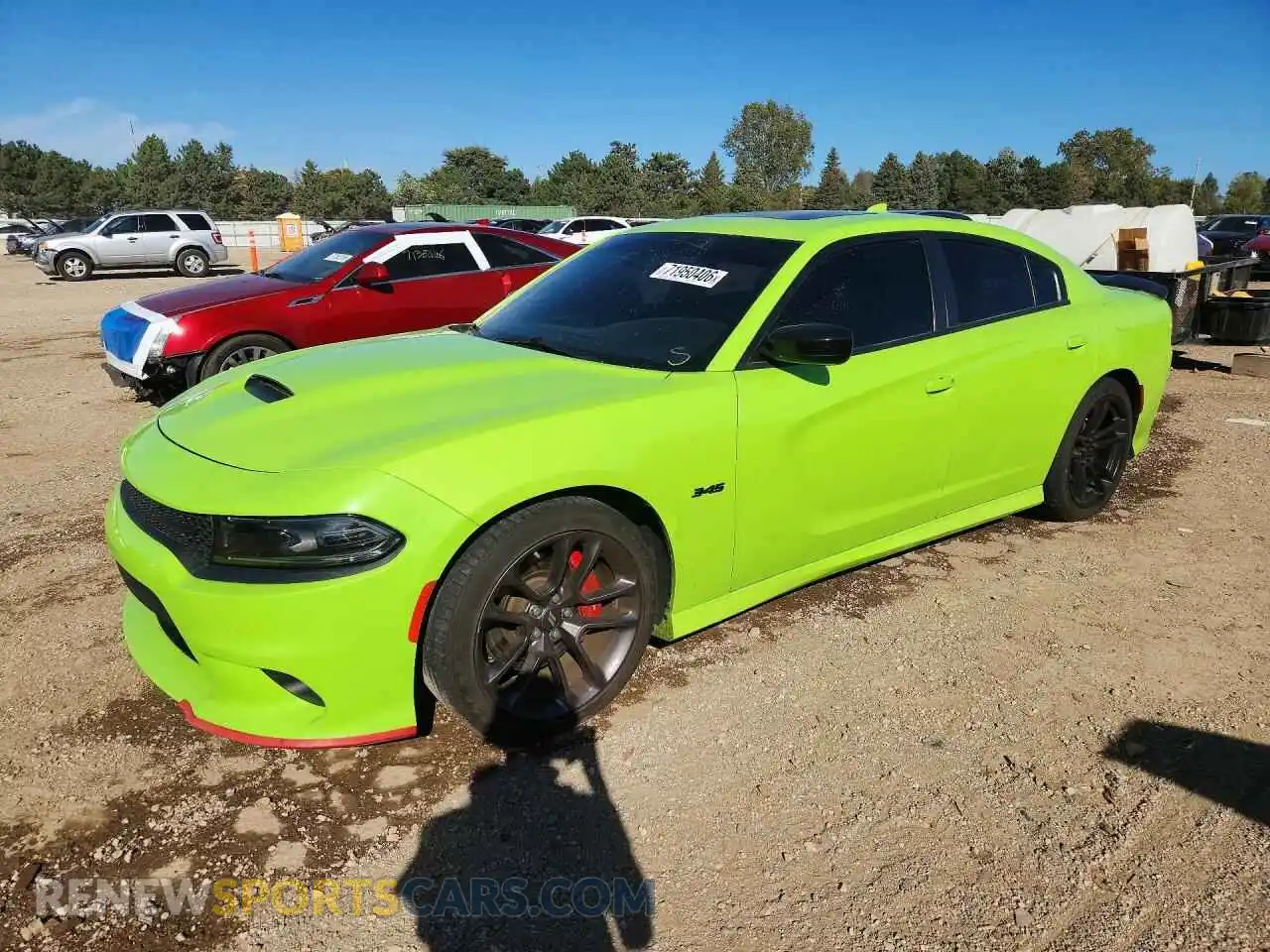 1 Photograph of a damaged car 2C3CDXCT3PH612588 DODGE CHARGER 2023