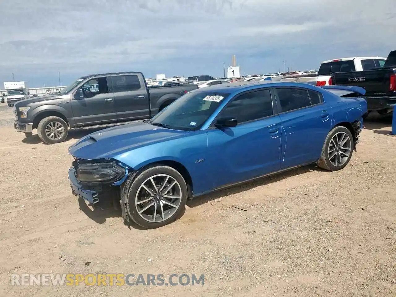 1 Photograph of a damaged car 2C3CDXCT3PH643856 DODGE CHARGER 2023