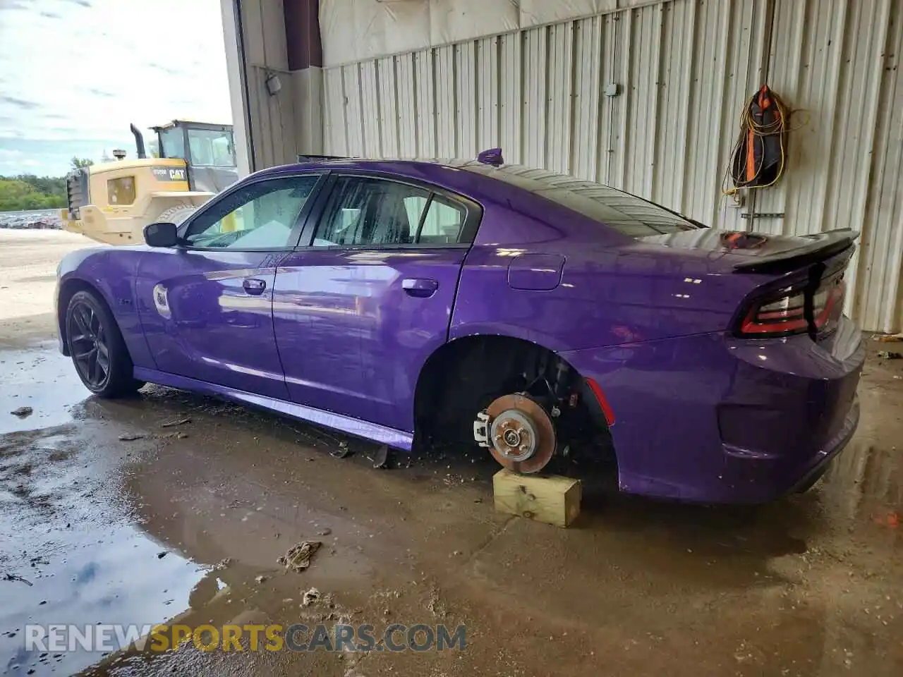 2 fotografías del automóvil dañado 2C3CDXCT3PH702811 DODGE CHARGER 2023