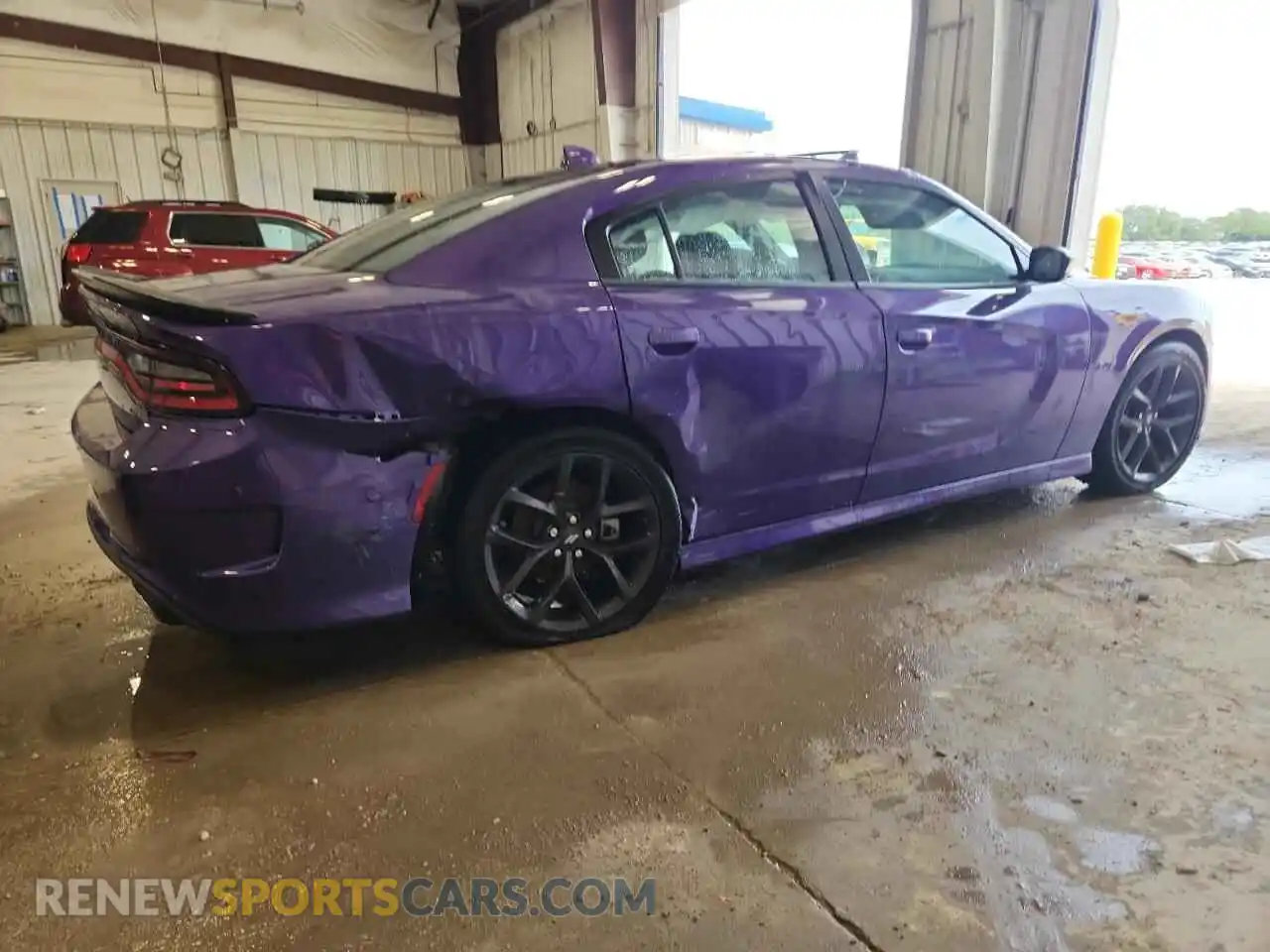 3 fotografías del automóvil dañado 2C3CDXCT3PH702811 DODGE CHARGER 2023