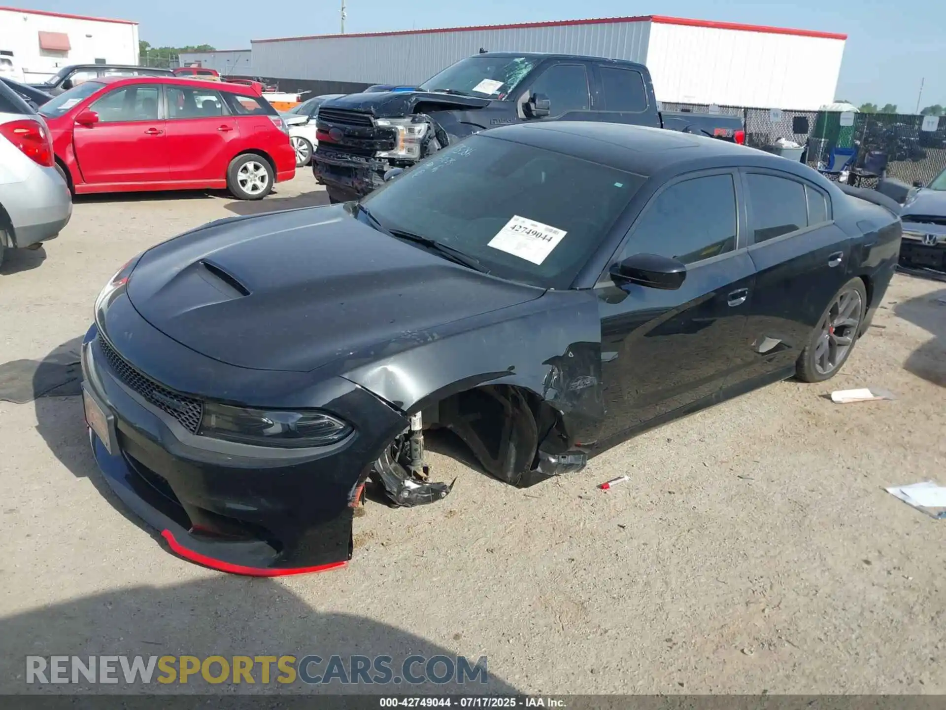 2 Photograph of a damaged car 2C3CDXCT3PH703621 DODGE CHARGER 2023
