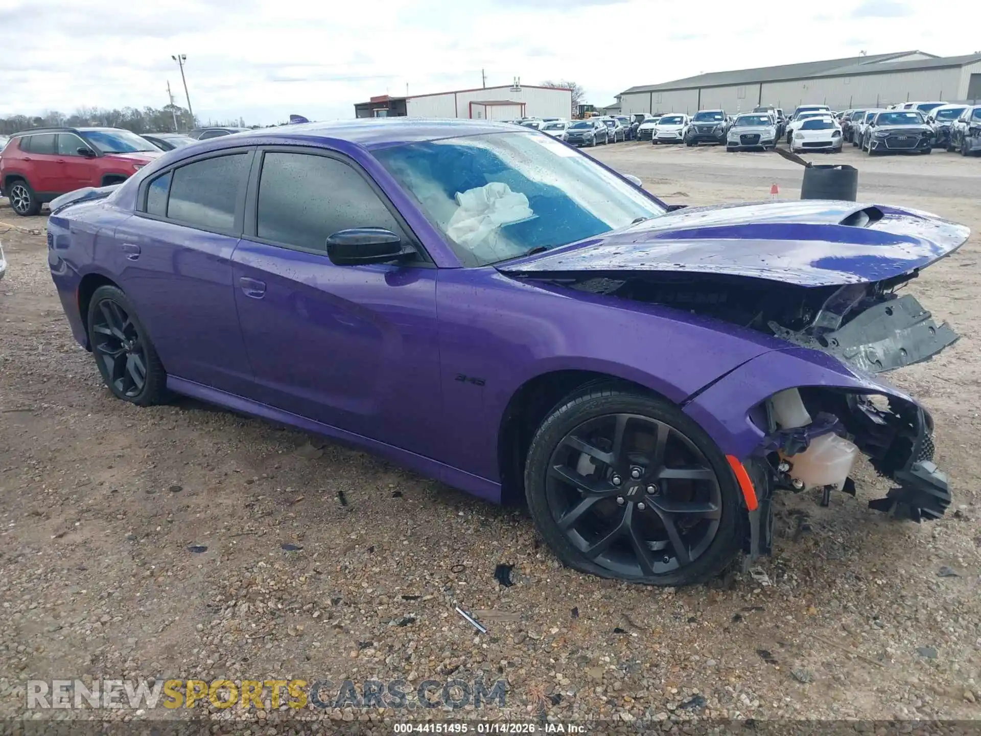 1 fotografías del automóvil dañado 2C3CDXCT4PH572120 DODGE CHARGER 2023