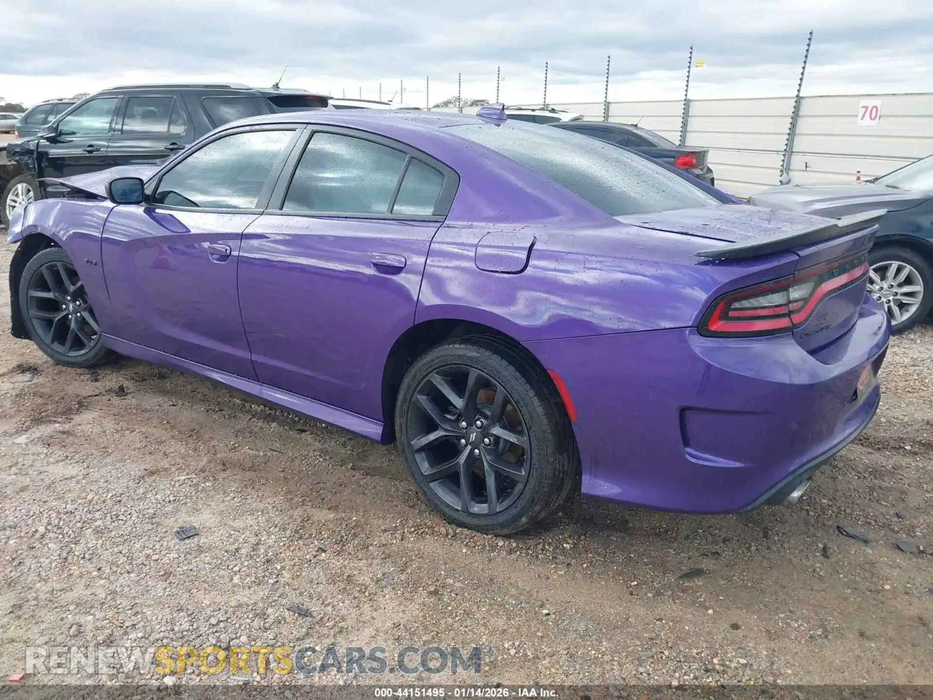 3 fotografías del automóvil dañado 2C3CDXCT4PH572120 DODGE CHARGER 2023