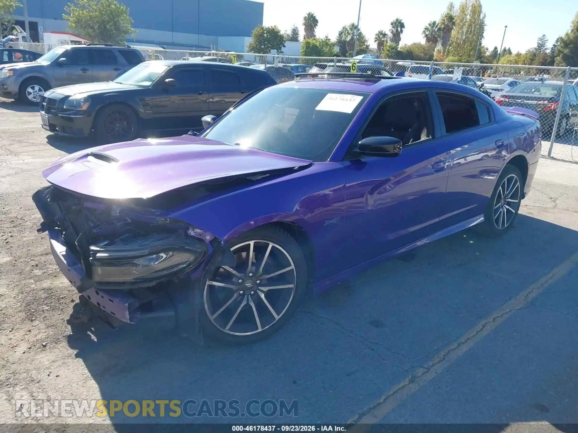 2 Photograph of a damaged car 2C3CDXCT4PH604354 DODGE CHARGER 2023