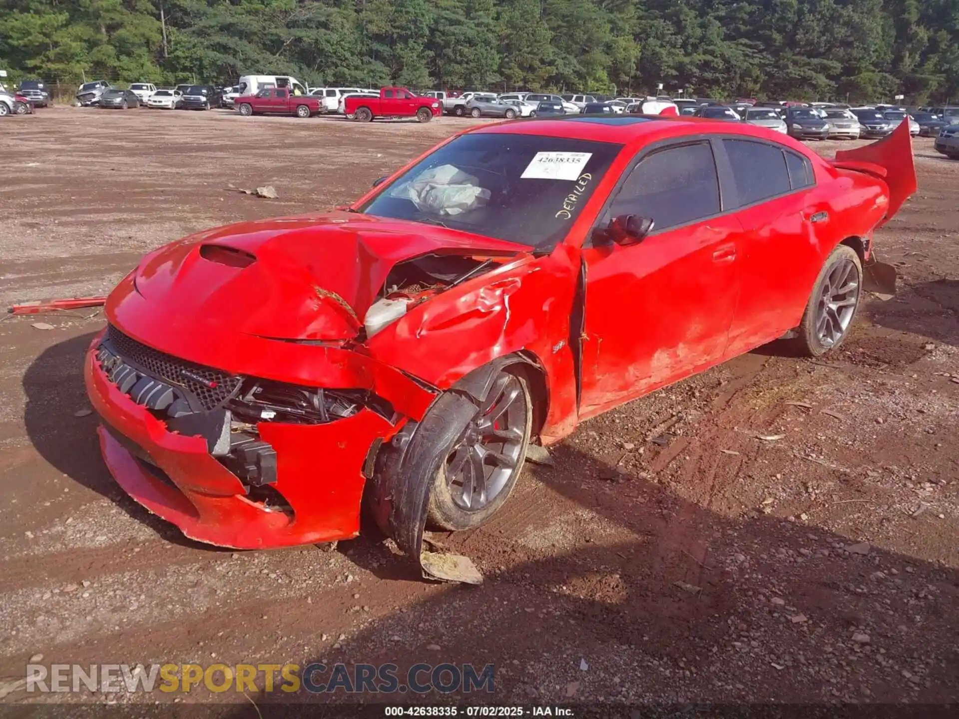 2 Photograph of a damaged car 2C3CDXCT4PH671732 DODGE CHARGER 2023