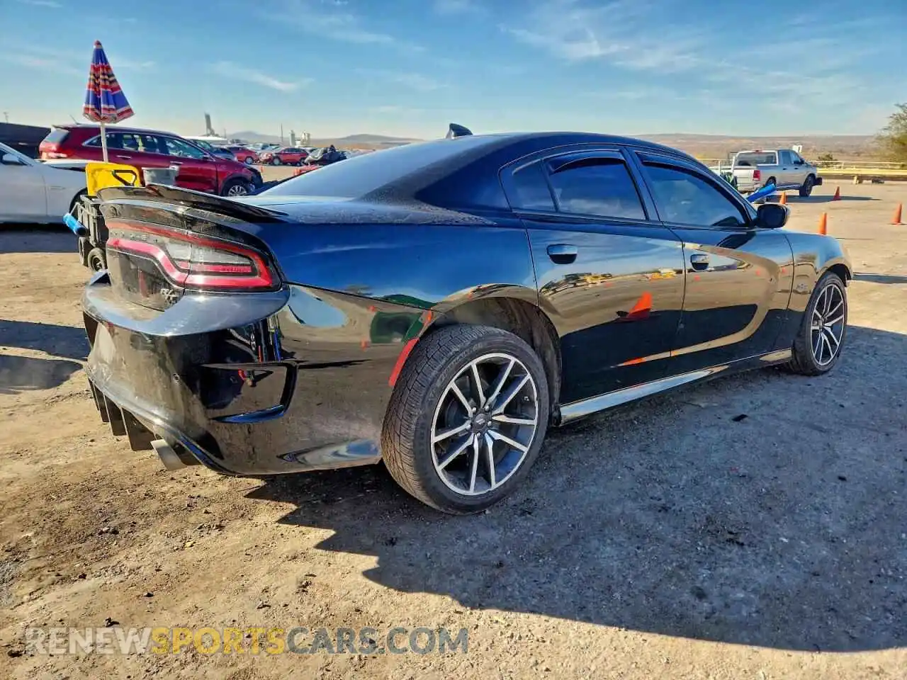 3 fotografías del automóvil dañado 2C3CDXCT5PH604458 DODGE CHARGER 2023