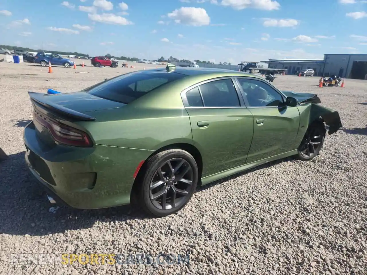 3 fotografías del automóvil dañado 2C3CDXCT5PH686661 DODGE CHARGER 2023