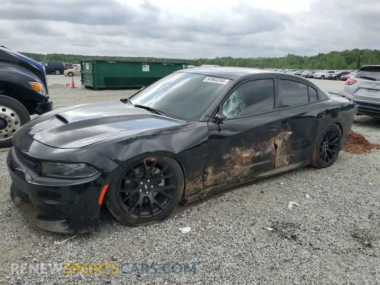 1 Photograph of a damaged car 2C3CDXCT5PH687521 DODGE CHARGER 2023